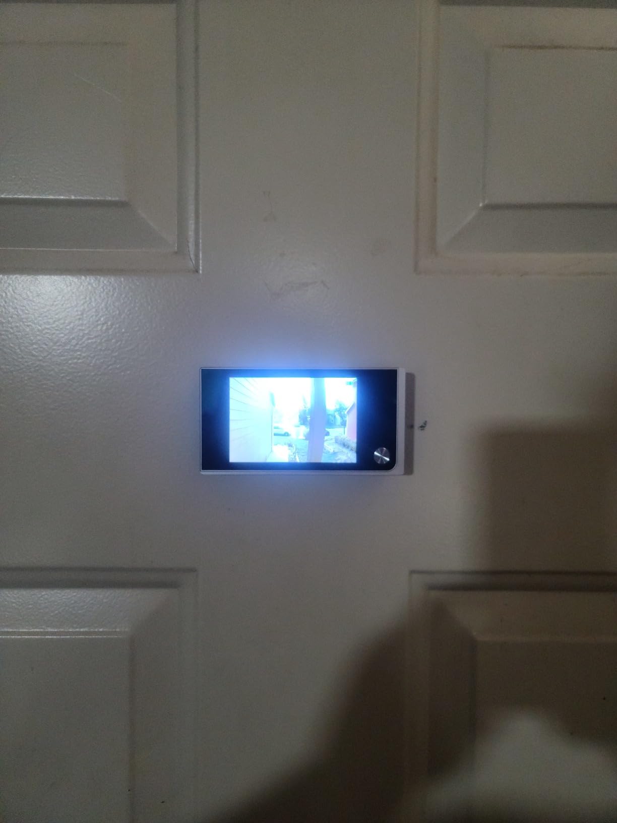 3.5 inch Digital Doorbell LCD 120 Degree Eye Electronic Peephole Doorbell Color IR Camera Door Viewer Powered by 4Pcsx AAA Batteries(not Included) customer photo 1