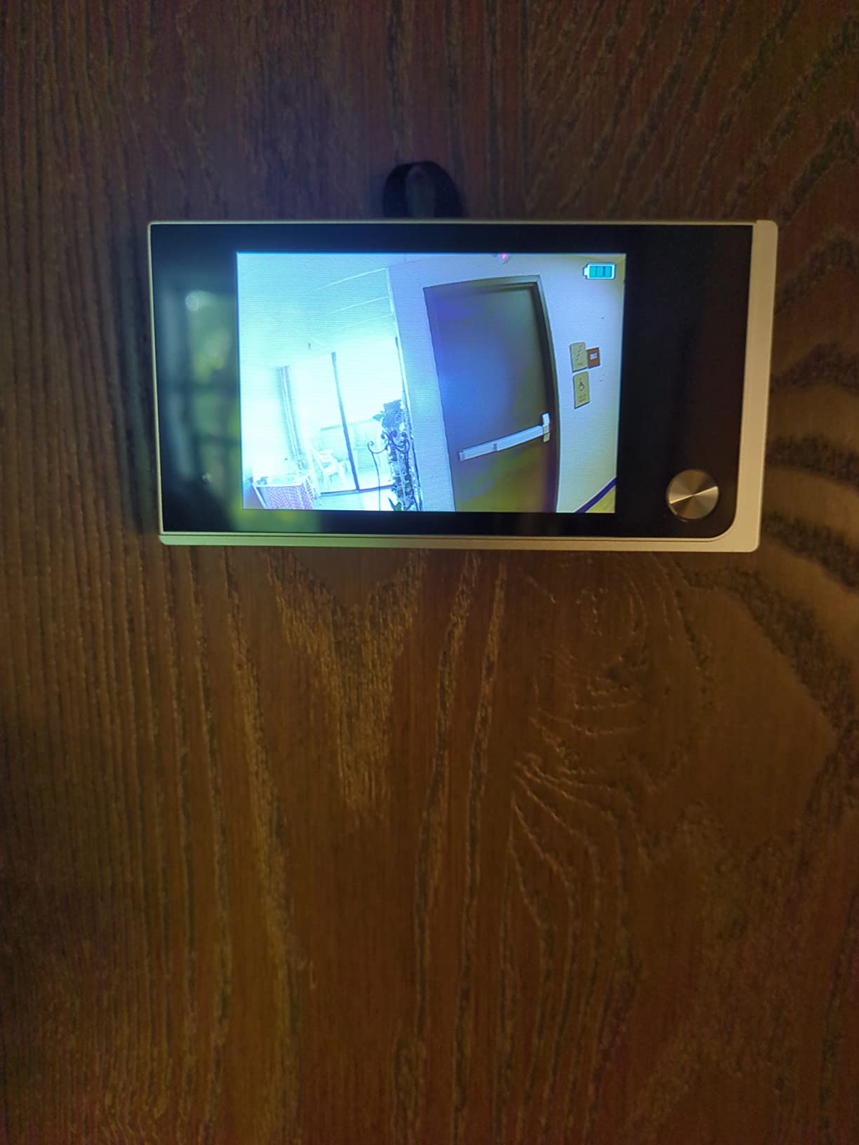3.5 inch Digital Doorbell LCD 120 Degree Eye Electronic Peephole Doorbell Color IR Camera Door Viewer Powered by 4Pcsx AAA Batteries(not Included) customer photo 2