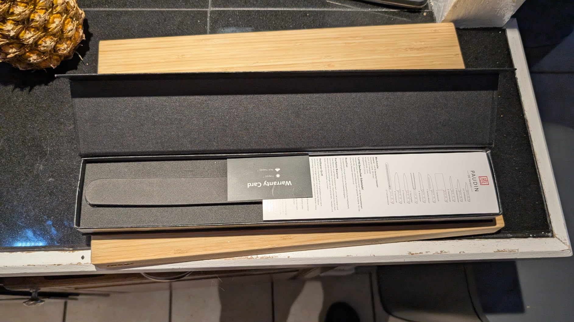 PAUDIN Brisket Knife, 12 Inch Dishwasher Safe Carving Slicing Knife for Meat, Razor Sharp German 1.4116 Steel Smoked Meat Cutter with Non-Slip Ergonomic G10 Handle & Gift Box, Perfect Gifts for Men customer photo 2