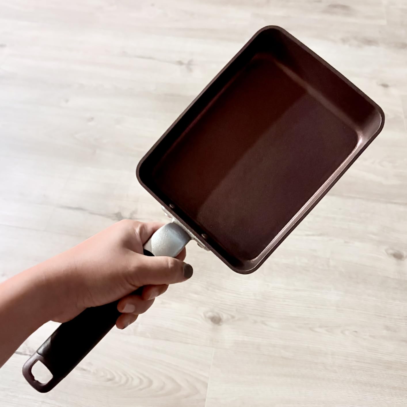 TECHEF - Tamagoyaki Japanese Omelette Pan/Egg Pan Skillet, PFOA-Free, Dishwasher Safe, Induction-Ready customer photo 2