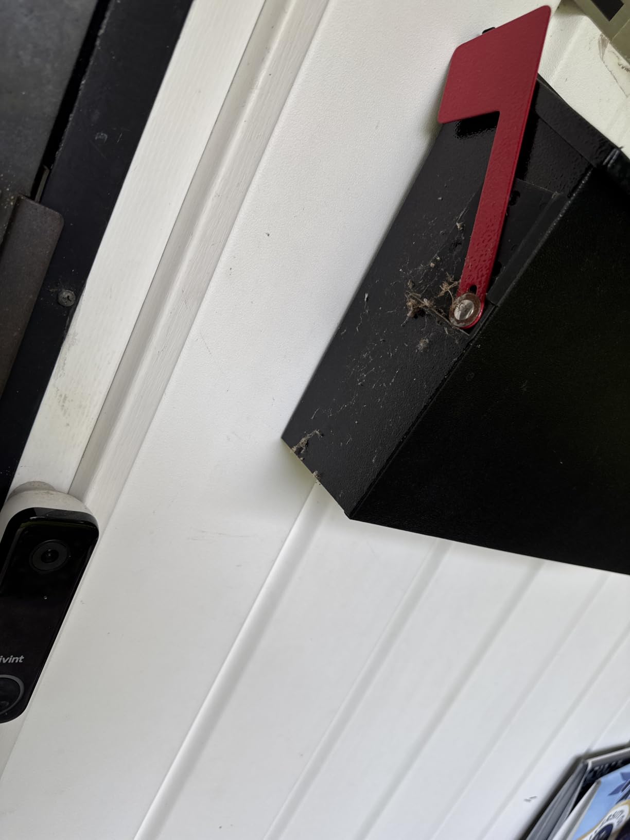 KYODOLED Large Wall Mount Mailboxes for Outside, No Lock, Black, 15.7 in customer photo 2