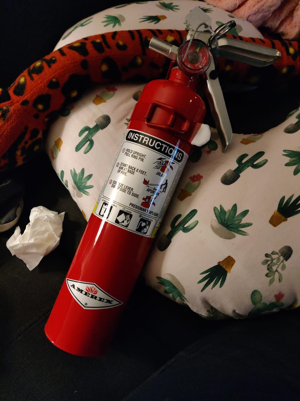 Amerex B456, 10lb ABC Dry Chemical Class A B C Multi-Purpose 10 Pound Fire Extinguisher with Wall Bracket customer photo 2