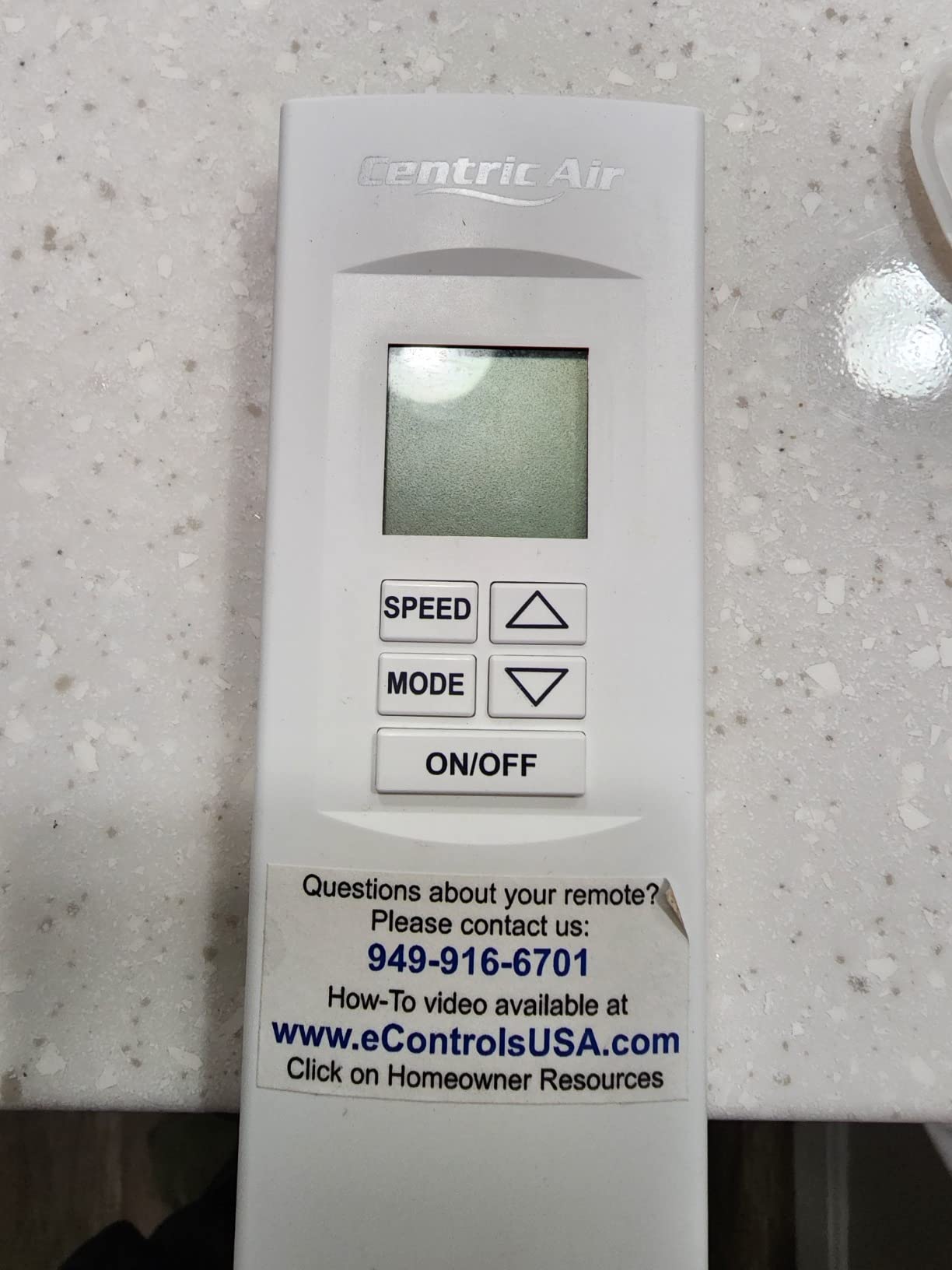 Centric Air QA-Deluxe 6500 Energy Efficient Whole House Fan, 2-Speed Remote customer photo 2