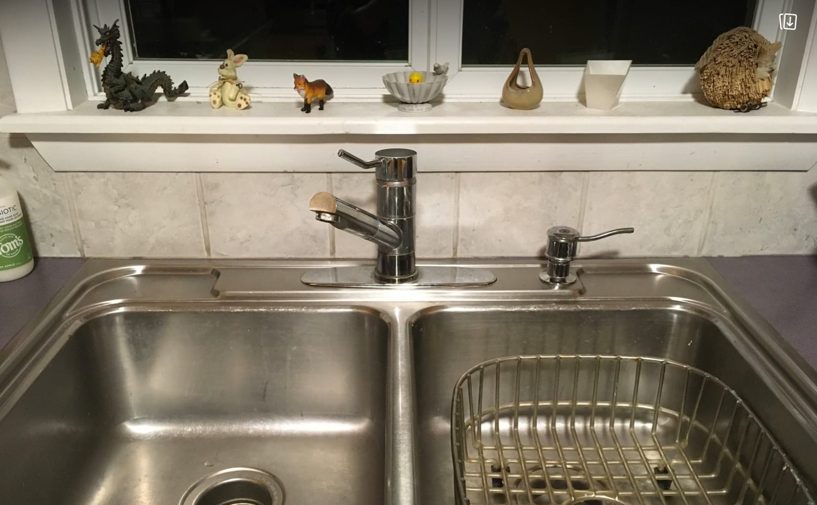 KRAUS Spot Free Stainless Steel Pull Down Kitchen Faucet KPF-2820SFS | 360-degree swivel spout, brass body with ceramic cartridge, quick connect sprayer hose, pre-attached water lines customer photo 1