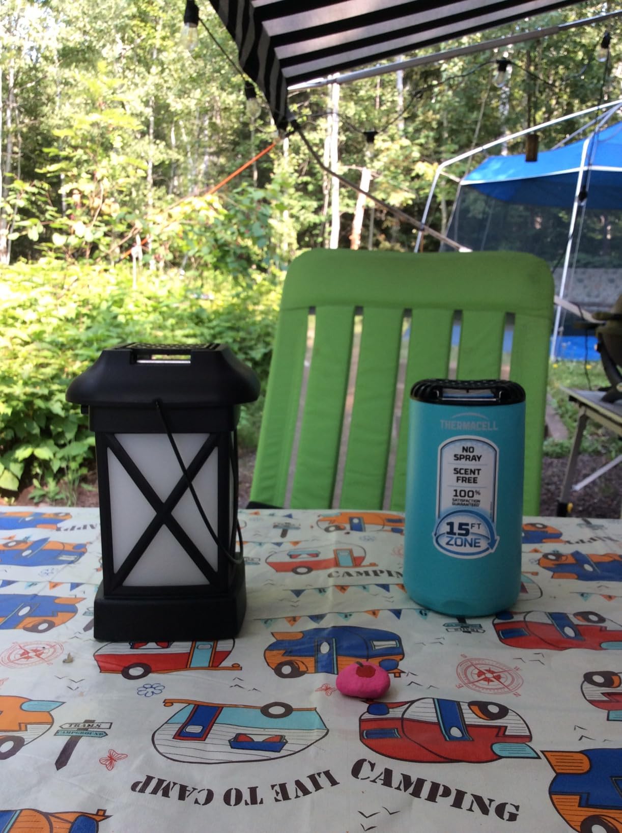 Thermacell Mosquito Repellent Lantern; No Spray Mosquito Repellent For Patios; Includes 12-Hours of Protection; Scent-Free, No Flame Citronella Candle Alternative customer photo 1