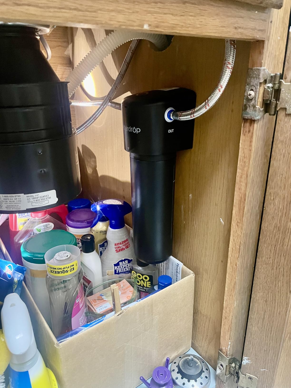 Waterdrop 10UA Under Sink Water Filter System, NSF/ANSI 42 Certified 1 Year | Reduces PFAS, PFOA/PFOS, Lead, Chlorine, Bad Taste & Odor, Under Counter Water Filter Connects Directly to Your Faucet customer photo 2