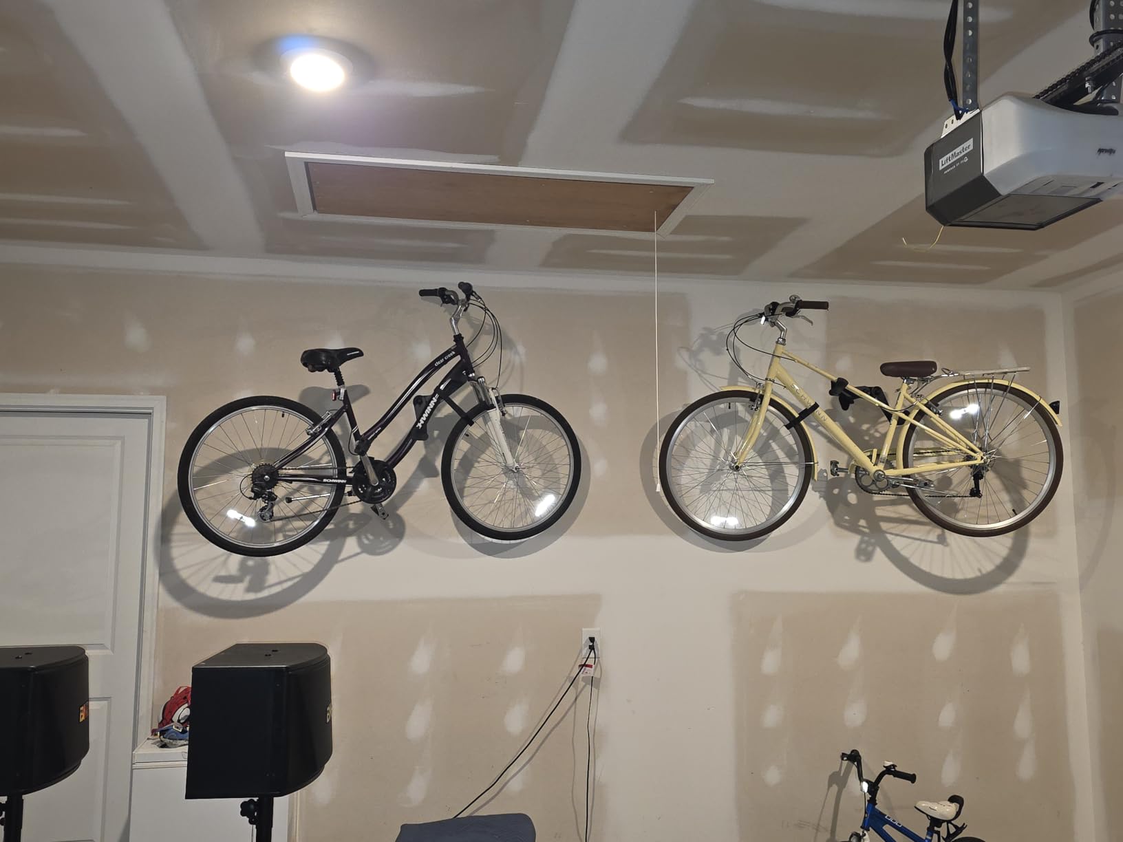 Vibrelli Bike Wall Mount - Horizontal Storage Rack for Hanging Bicycles in Garage - Adjustable Bike Hanger, Holder - Wall Bike Rack Hooks for Bicycle customer photo 2