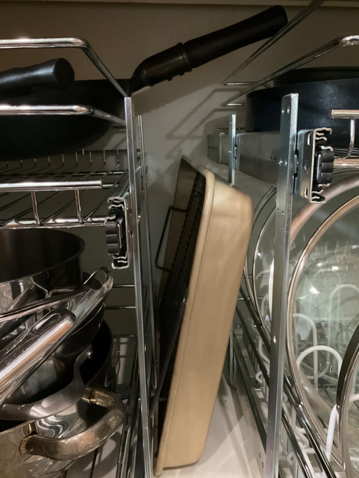 Rev-A-Shelf Pullout Organizer for Cabinets, Min Opening Width of 11.5