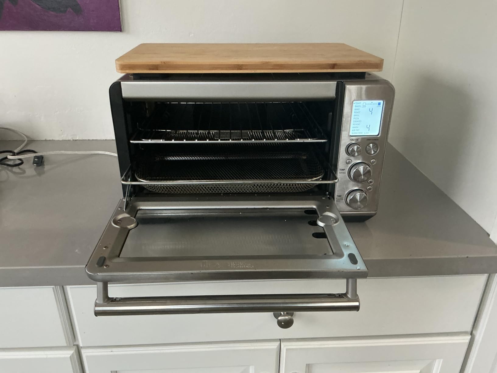Breville BOV860BSS Smart Oven Air Fryer, Brushed Stainless Steel | Bake, toast, broil and more with countertop oven's 11 cooking functions | Convection setting reduces cook time by up to 30% customer photo 1