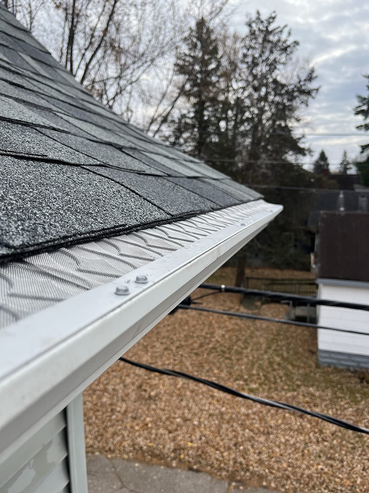 Superior Gutter Guards | NEW Raised Stainless-Steel Screen Technology Gutter Cover, DIY Constructed. Fits any Traditional 5-inch Gutter - 48FT Kit customer photo 1