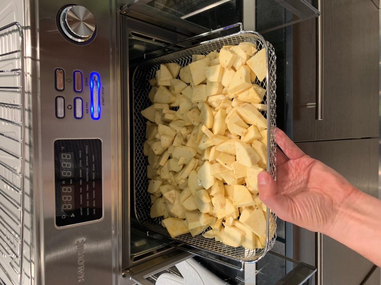 Kalorik MAXX Air Fryer Oven, 26 Quart 10-in-1 Countertop Toaster Oven & Air Fryer Combo Single Zone - Fry, Bake, Roast, Rotisserie, & More, French Doors & 9 Accessories, 1700-Watts, Stainless Steel customer photo 2