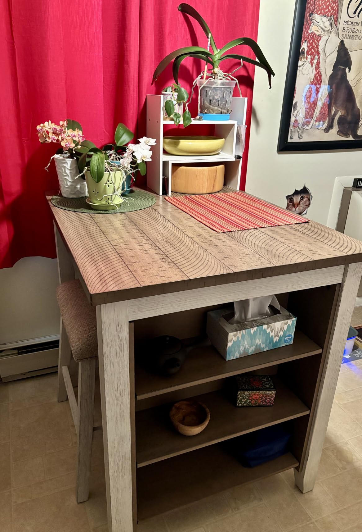 Signature Design by Ashley Skempton 3-Piece Counter Height Dining Table Set customer photo 1
