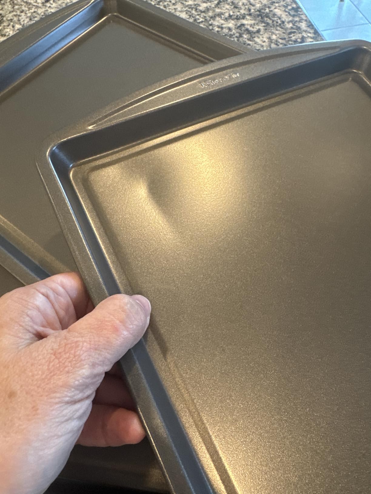 GoodCook Everyday Baking Sheet Set Nonstick Carbon Steel Standard-Sized Cookie Sheets customer photo 2