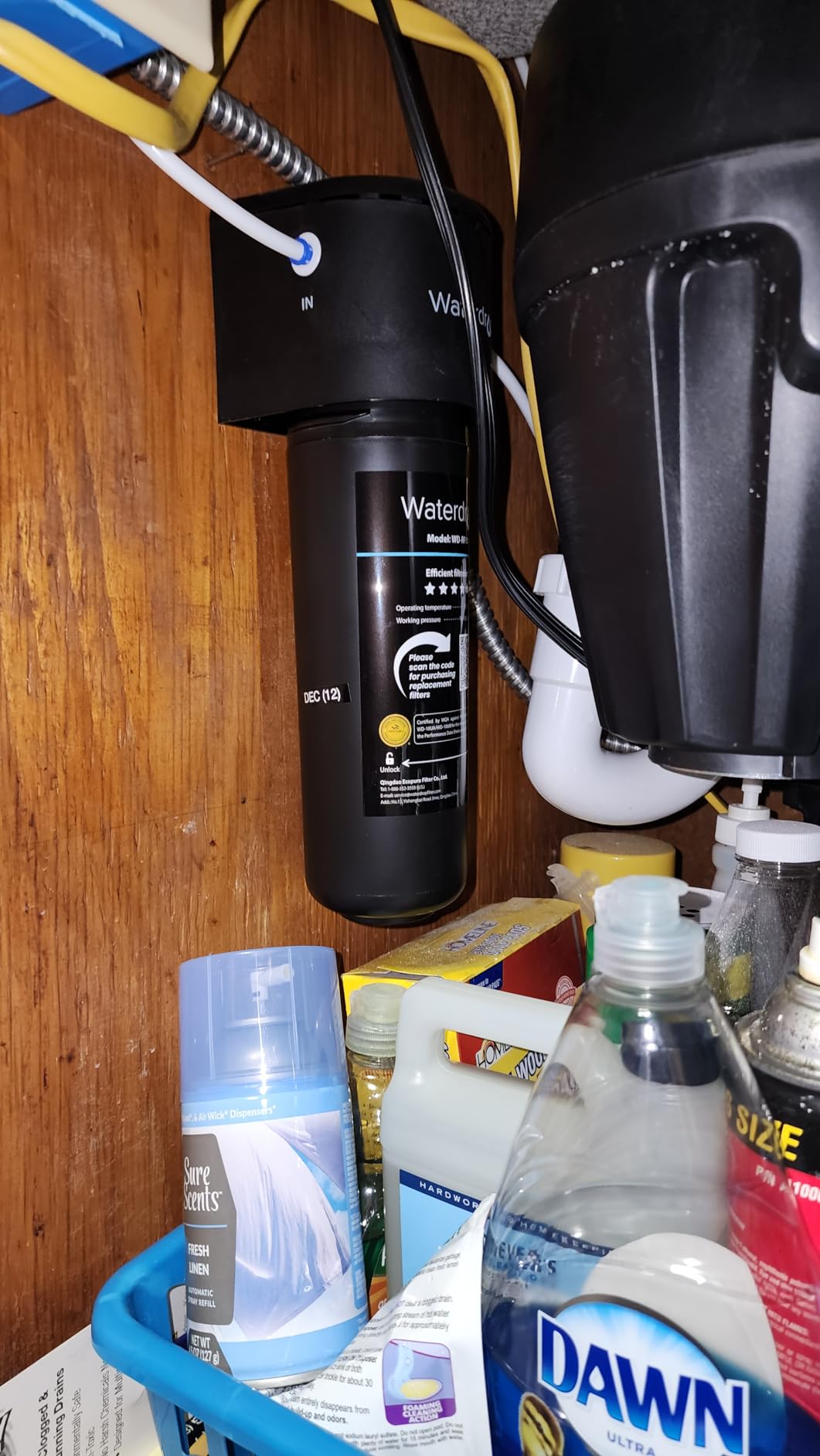 Waterdrop 10UB Under Sink Water Filter System with Dedicated Faucet, Reduces PFAS, PFOA/PFOS, Lead, Chlorine, NSF/ANSI 42 Certified customer photo 1