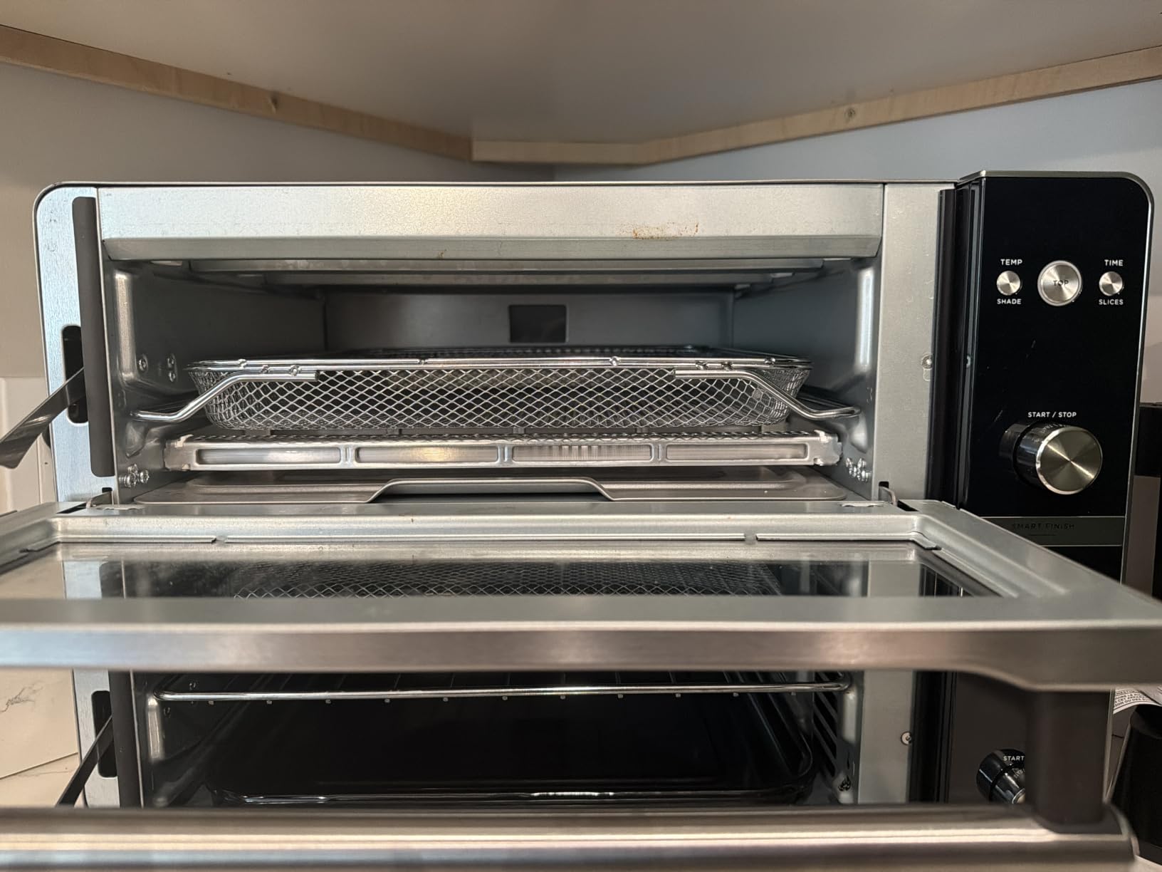 Ninja Foodi XL Pro Air Fry Oven, 10-in-1, Stainless Steel, DT201 | Fits 5 lb chicken, Air fry, roast, bake, broil, toast, dehydrate, reheat, pizza, 1800W customer photo 2