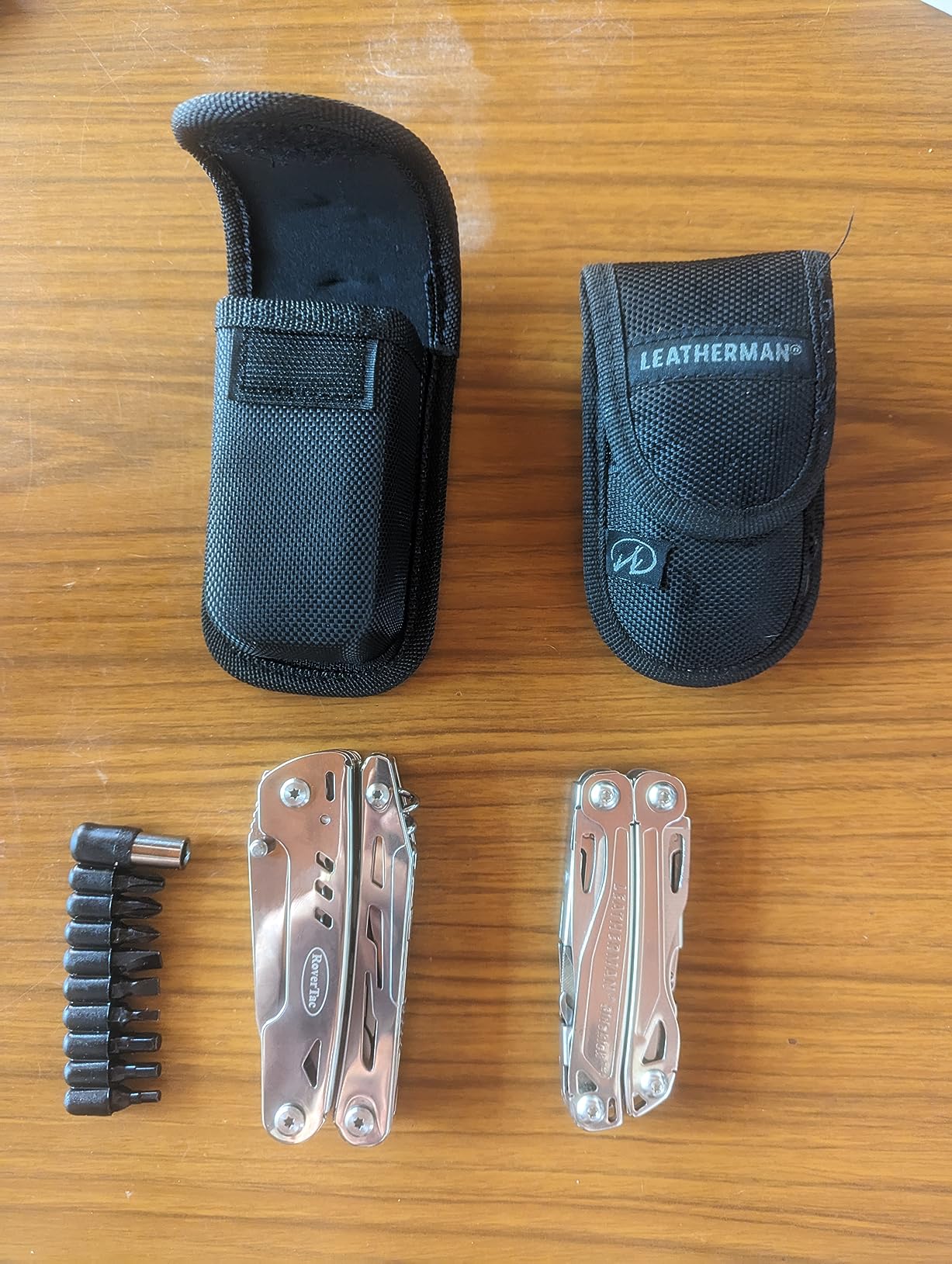 RoverTac 18-in-1 Multitool Pocket Knife with Pliers, Saw, Corkscrew & Detachable Scissors, Multi Tool with Safety Lock, 9 Screwdriver Bits, Camping Gear, Gifts for Men customer photo 1