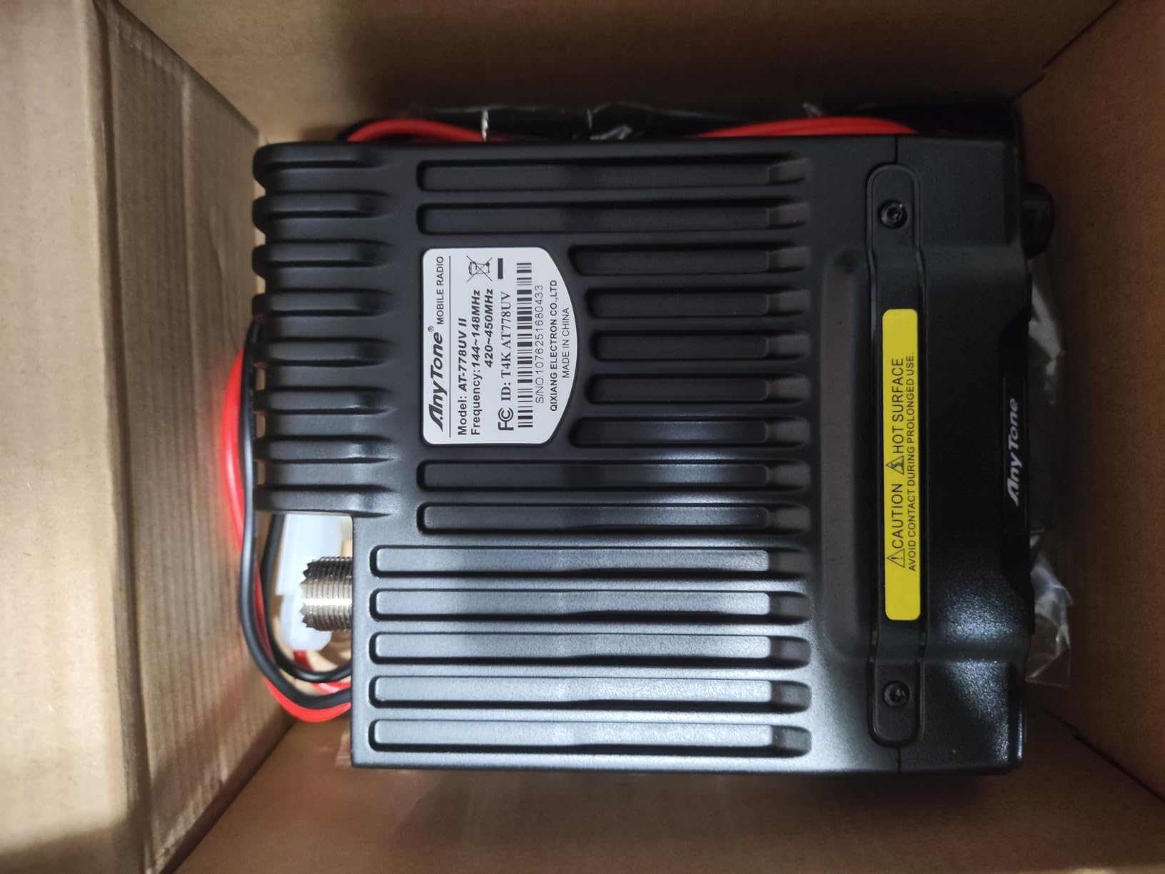 AnyTone AT-778UVII Dual Band Mobile Radio High Power 25W Car Radio customer photo 1