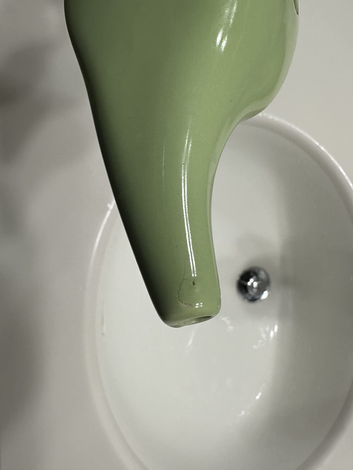 NeilMed Classic Porcelain Neti Pot Green with 30 Premixed Packets customer photo 2
