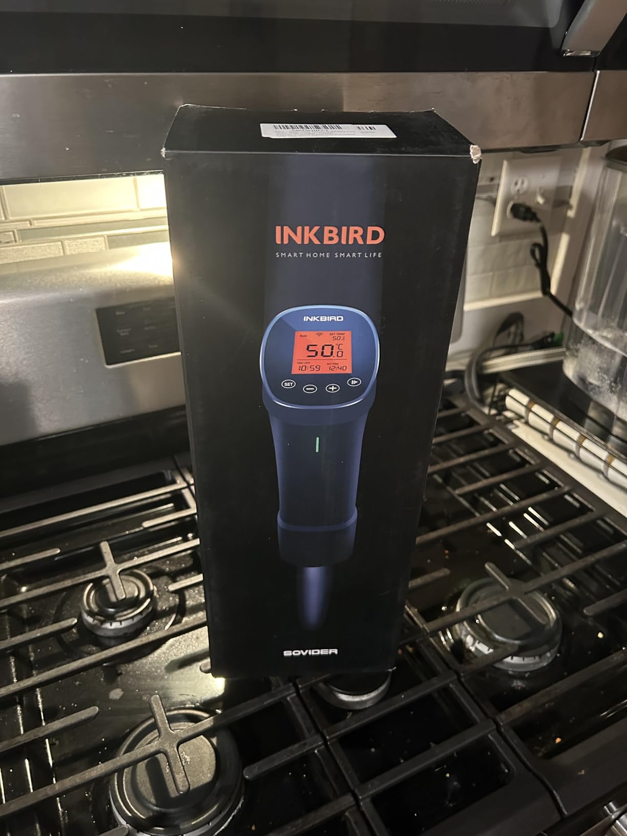 INKBIRD 2.4G Wifi Sous Vide Cooker ISV-200W 1000W with APP Recipes, Timer Alarm Mobile Notification, 3D Water Fast Heating, Ultra-Quiet customer photo 1