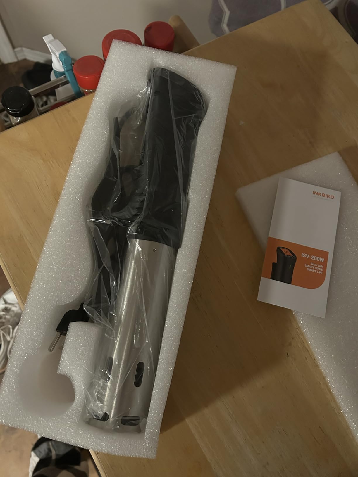 INKBIRD 2.4G Wifi Sous Vide Cooker ISV-200W 1000W with APP Recipes, Timer Alarm Mobile Notification, 3D Water Fast Heating, Ultra-Quiet customer photo 2