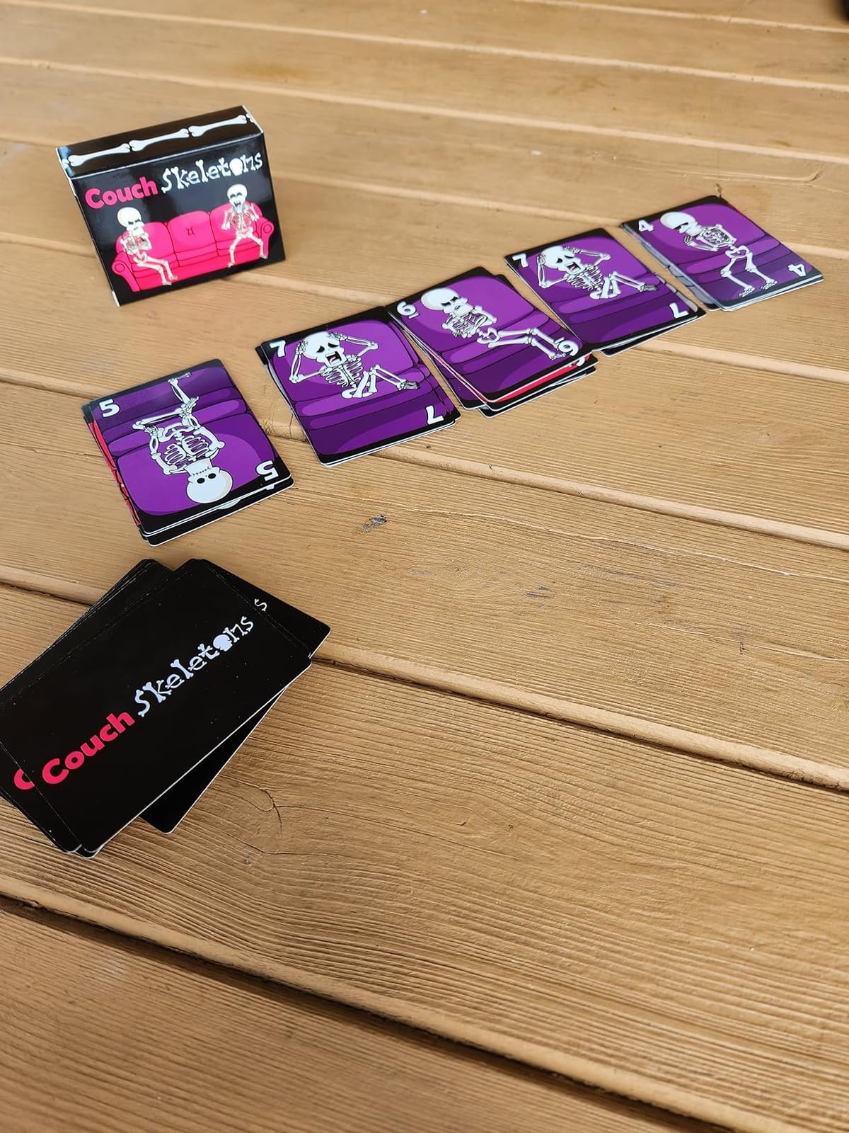 Couch Skeletons Card Game - Quick and Easy 2 Player Game by The Dusty Top Hat customer photo 1