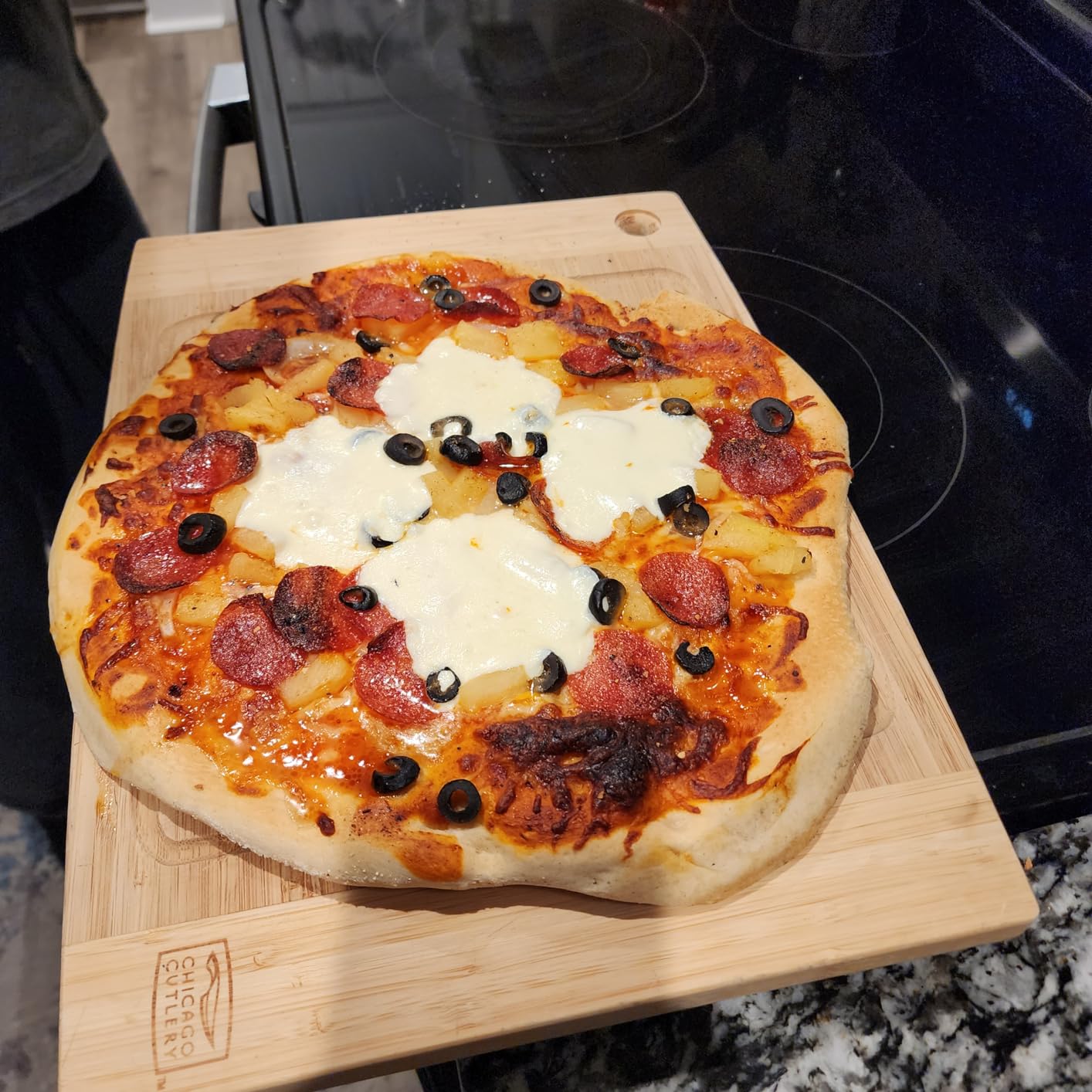 Mimiuo Auto-Rotating Gas Pizza Oven Outdoor 39Lbs, 60S Bake, w/Stone customer photo 1