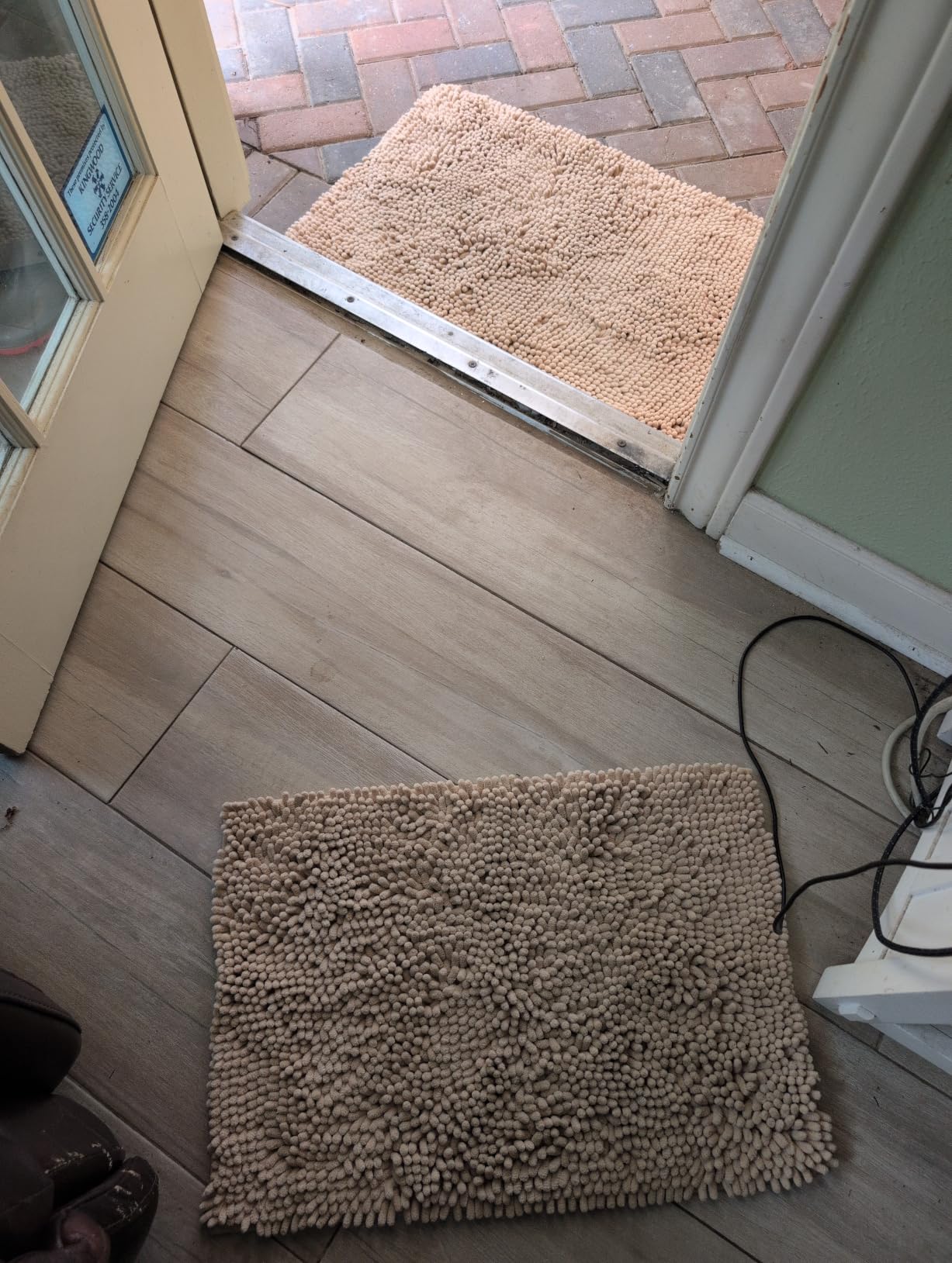Muddy Mat® | Super Water Absorbent Door Mat Indoor, Microfiber Quick Dry Chenille Entryway Rug, Slip Resistant Front Door Mat, Indoor Mats for Entryway, Machine Washable Pet Rug, Grey 30