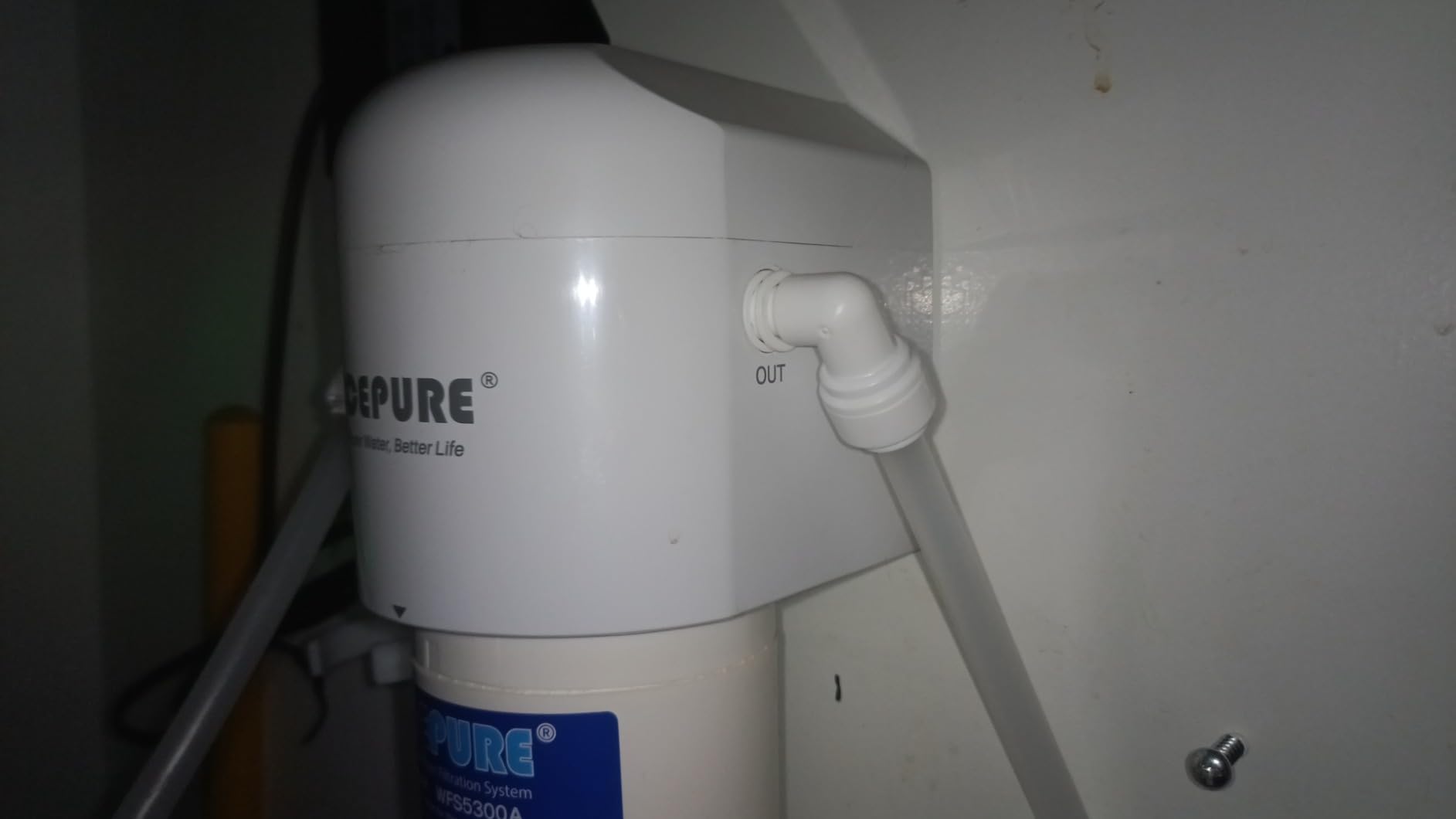 ICEPURE Under Sink Water Filter System, 3 Years or 22000 Gallons Ultra High Life NSF/ANSI 42 Certified, Removes Heavy Metals, Chlorine, Direct Connect Under Counter Drinking Water System, USA Tech customer photo 1