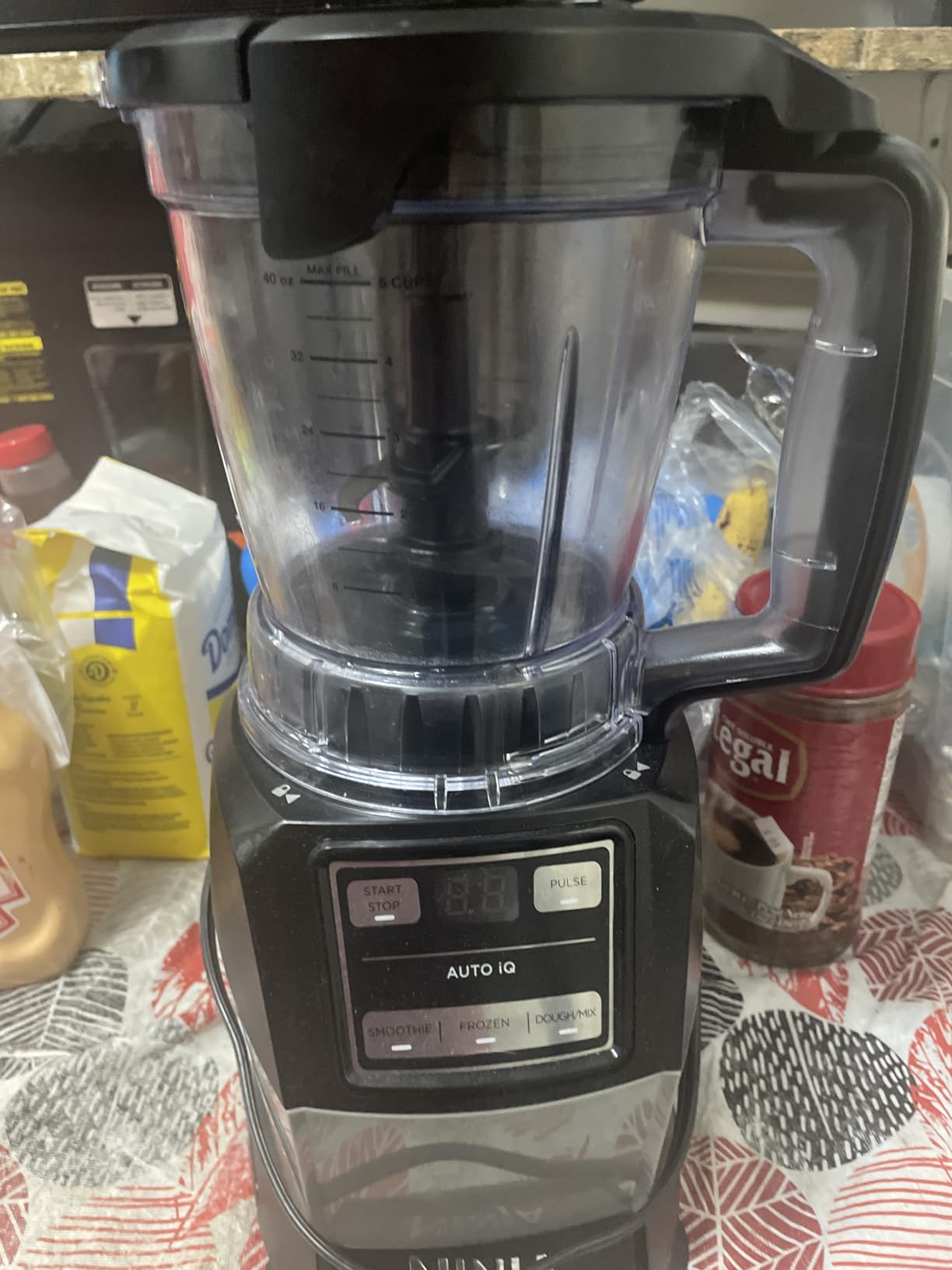 Ninja Compact Kitchen System, Auto-iQ, 1200W, 72oz Pitcher, AMZ493BRN customer photo 2