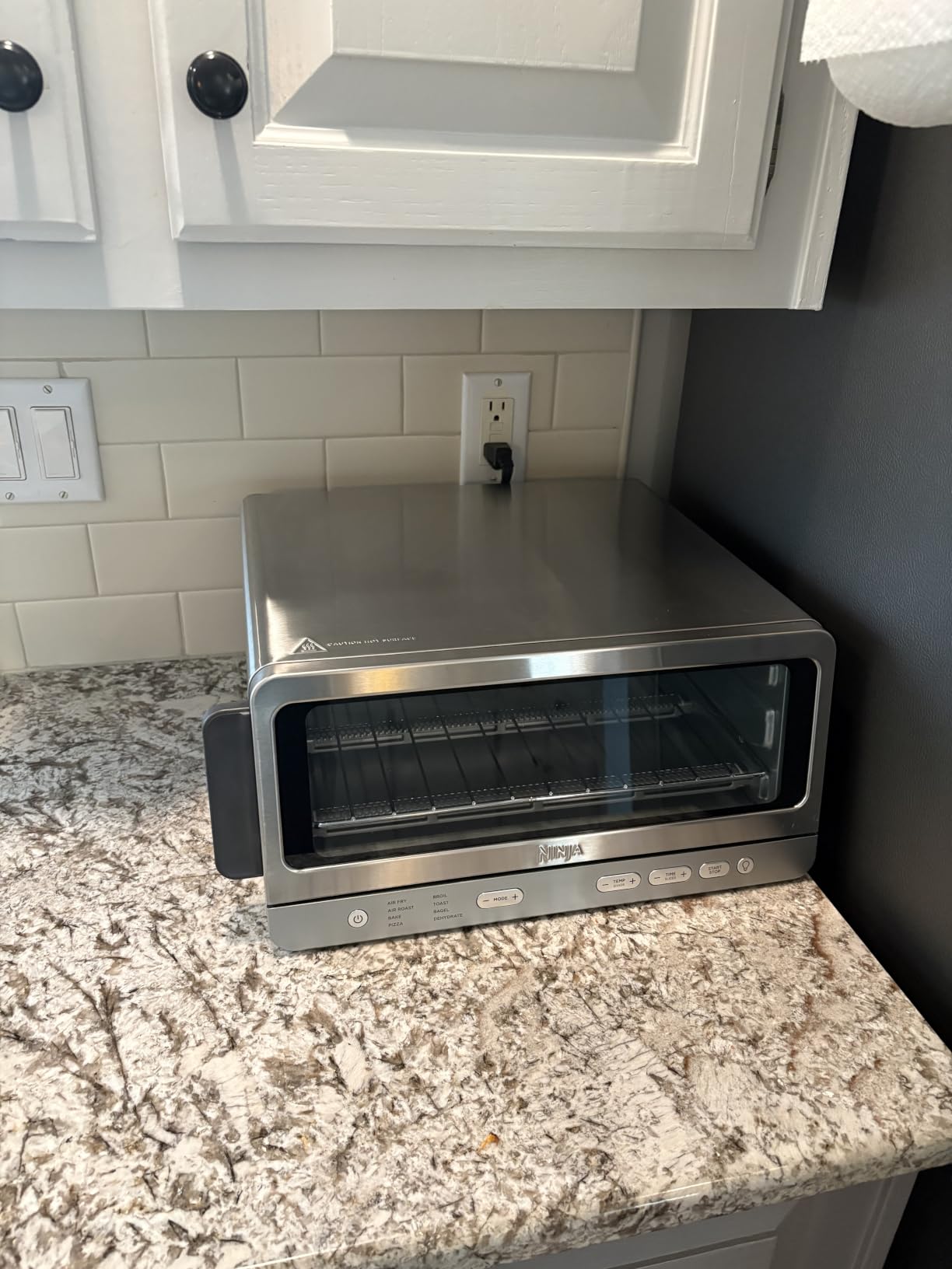 Ninja Foodi Smart Dual Heat Air Fry Oven, 13-in-1, Silver, SP351 | Smart Cook thermometer, 500F SearPlate, Air fry, sear crisp, roast, bake, dehydrate, 1800W customer photo 2