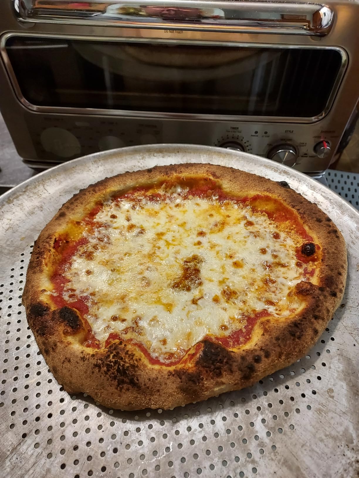 Breville BPZ820BSS Smart Oven Pizzaiolo, Brushed Stainless Steel | Craft wood fired, New York-style, thin crust pizzas and more with preset functions in this versatile countertop pizza maker customer photo 2