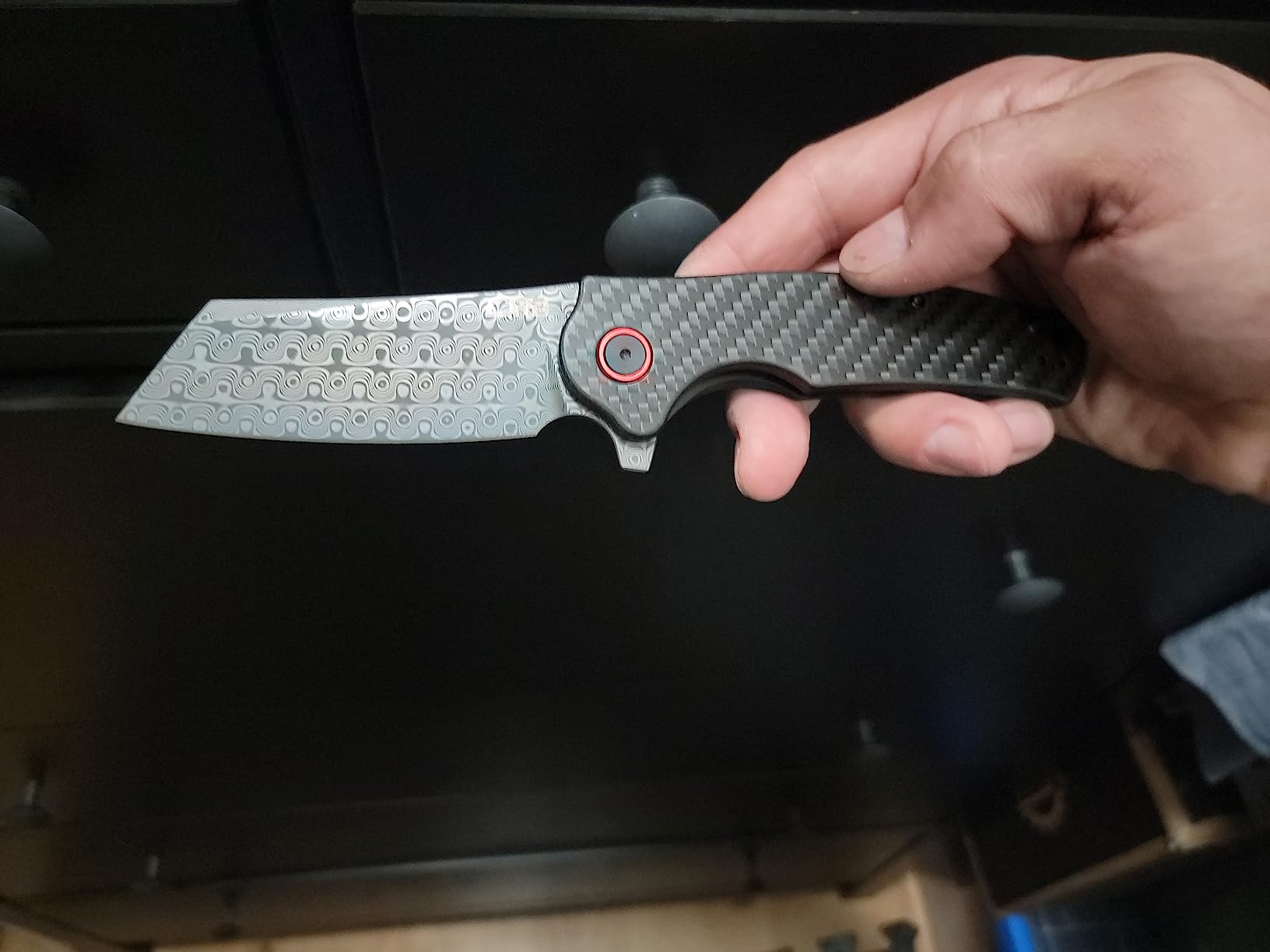 CJRB Crag Folding Pocket Knife, 3.43