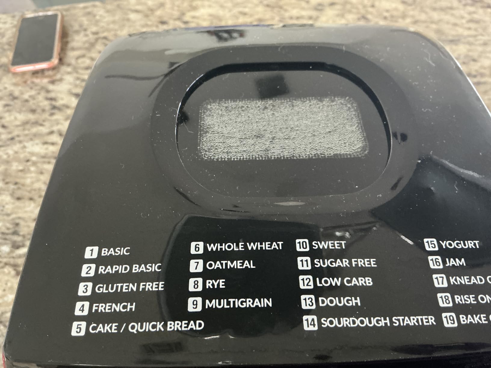 Briskind 1.5 lb Compact Bread Maker Machine with Carrying Handle, 19-in-1 | Small Breadmaker for 2-3 People, Gluten Free, Dough, Jam & Yogurt Menus, Delay Timer, Keep Warm, 1.5lb & 1lb Loaf, Low Noise customer photo 2