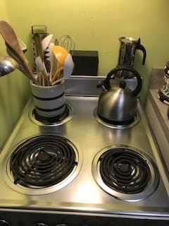 Electric Stove Burner Drip Pans and Rings for GE Hotpoint Set of 4 Chrome customer photo 2