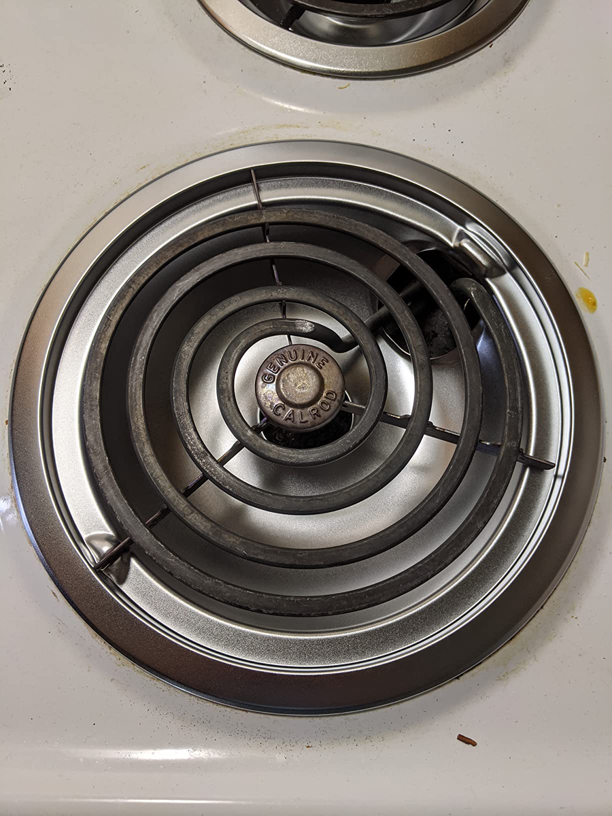 Chrome Burner Drip Pans for GE Electric Stove Top Range Set of 4 | (2 Large) 8