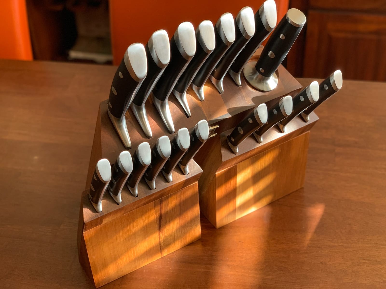 Dalstrong 12-Pc Elite Knife Block Set - German High-Carbon Steel | Full-tang - Chef - Santoku - Nakiri - Boning - Fillet - 6 Steak Knives - Manchurian Ash Block - NSF - Hand-polished Finish customer photo 1