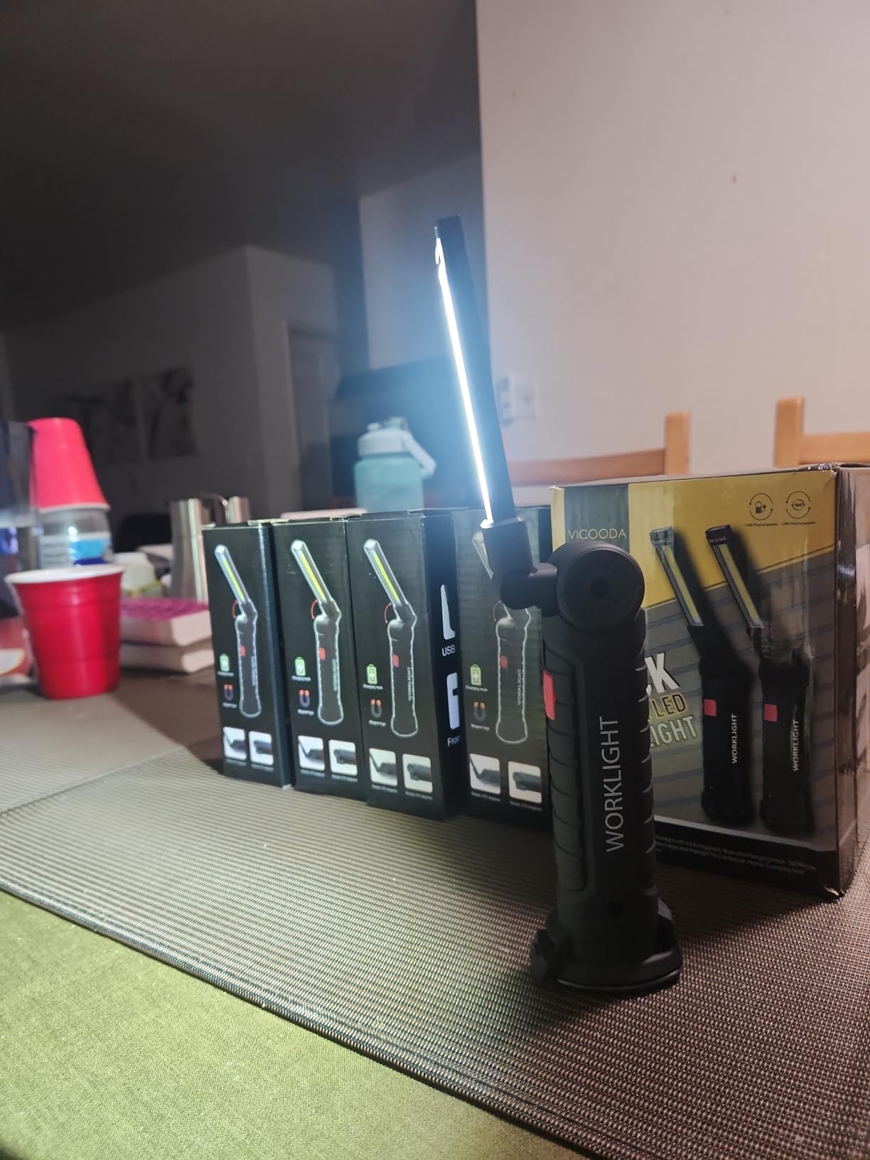 LED Work Light, Magnetic Rechargeable Flashlight, Mechanic Light customer photo 1