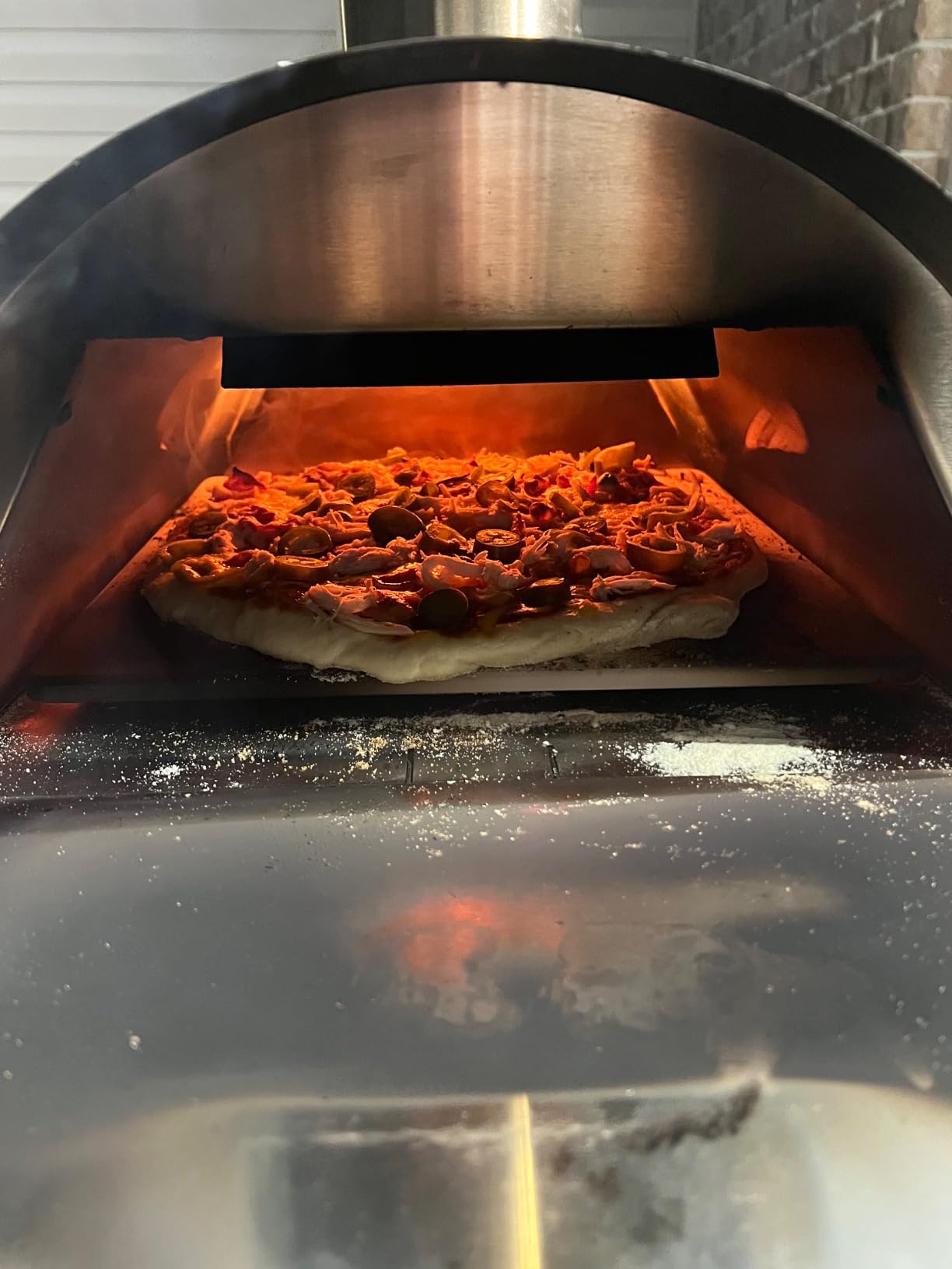 Pellethead Portable Wood-Fired Pizza Oven Kit, 800°F, 13