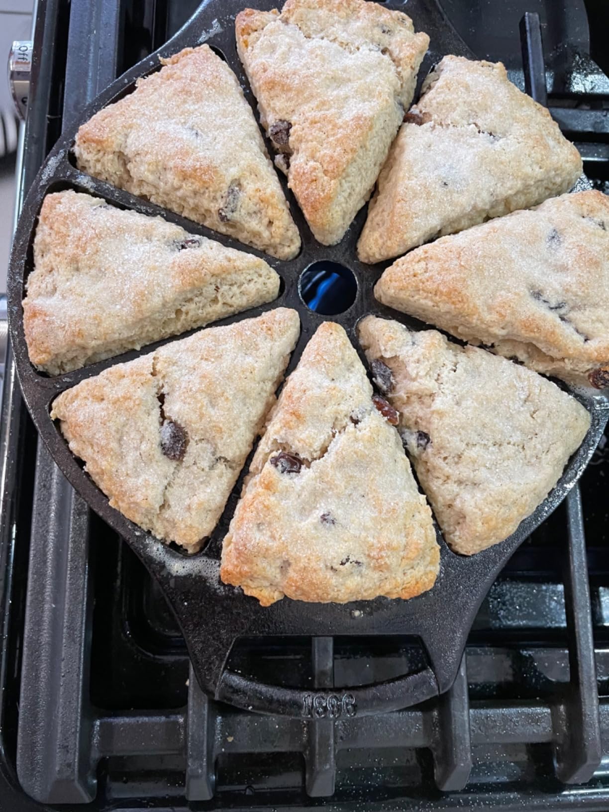 Lodge Pre-Seasoned Cast Iron Wedge Pan, 8 Wells, 11.69 Inches customer photo 1