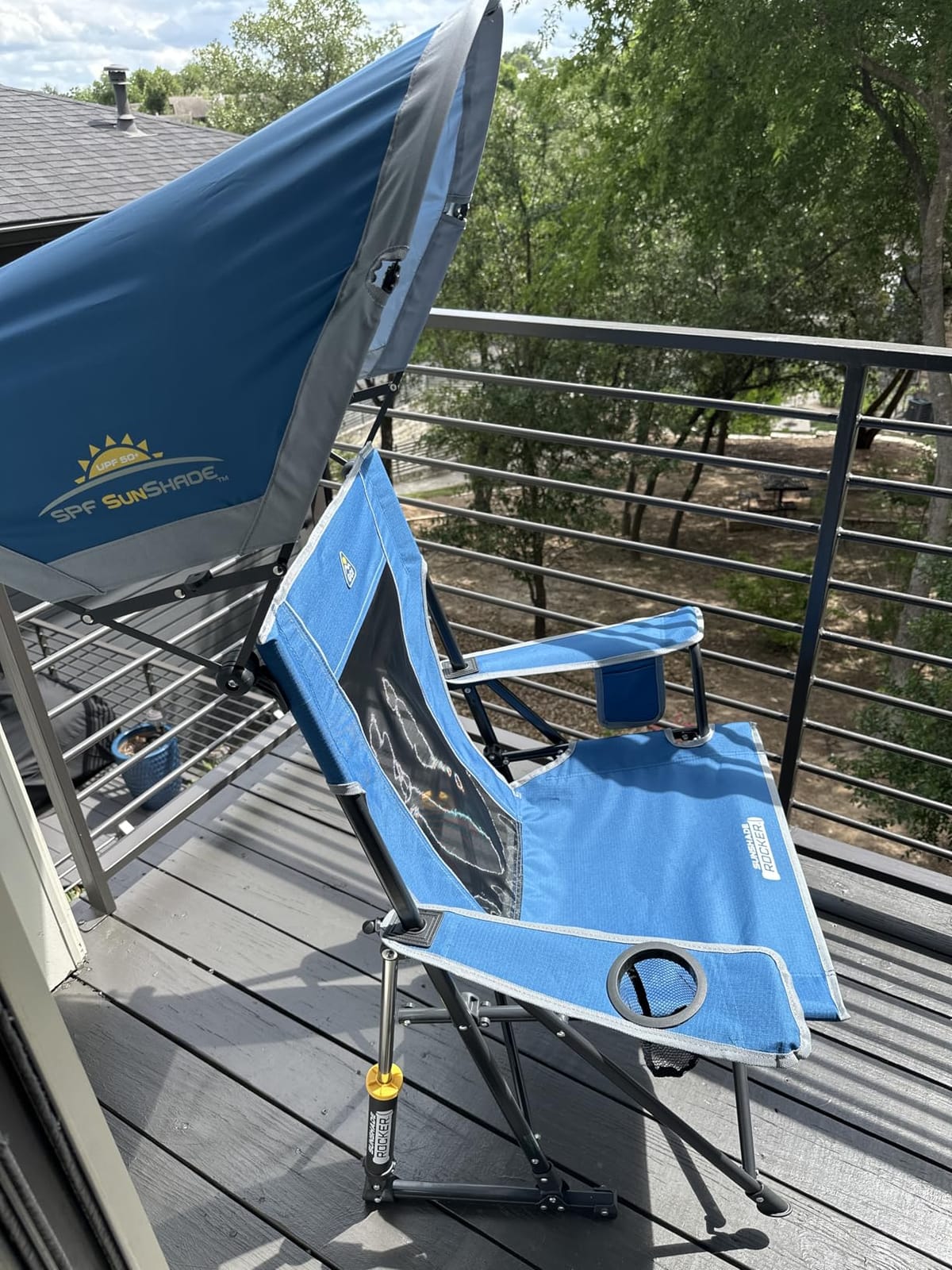 GCI Outdoor Sunshade Rocker Outdoor Rocking Chair with Canopy customer photo 1