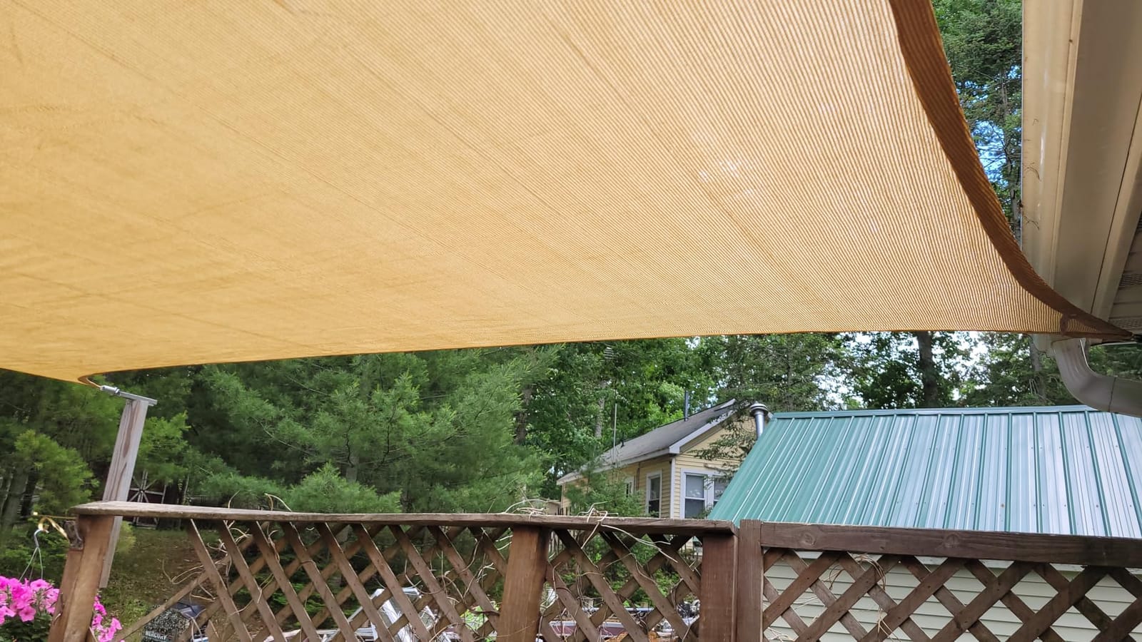 Amagenix 16'X20' Sun Shade Sail Rectangle Curved Edge Sand customer photo 1