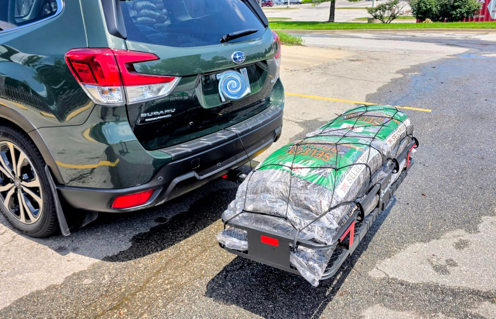 Hitch Mount Cargo Carrier Rack Basket 60