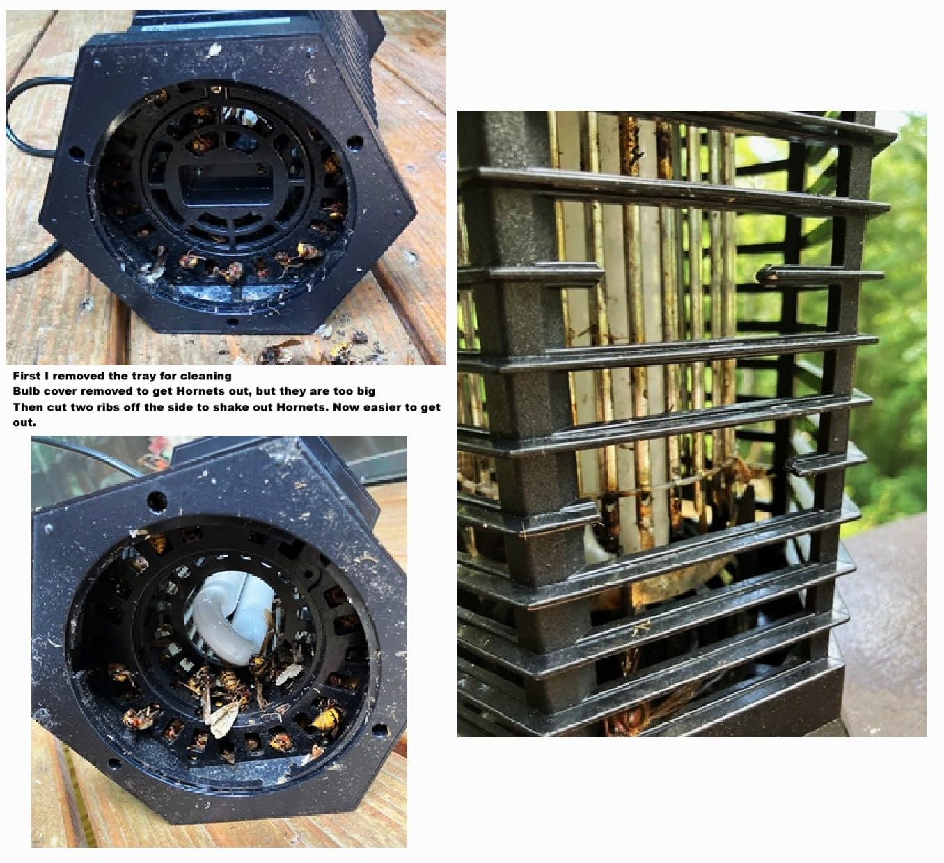 GOOTOP Bug Zapper Outdoor, Mosquito Zapper, 4200V 3 Prong Plug in Electric Fly Zapper, Mosquito Killer, Fly Traps, Flying Insects Zapper Indoor Outdoor, ABS Plastic Outer (Black) customer photo 2