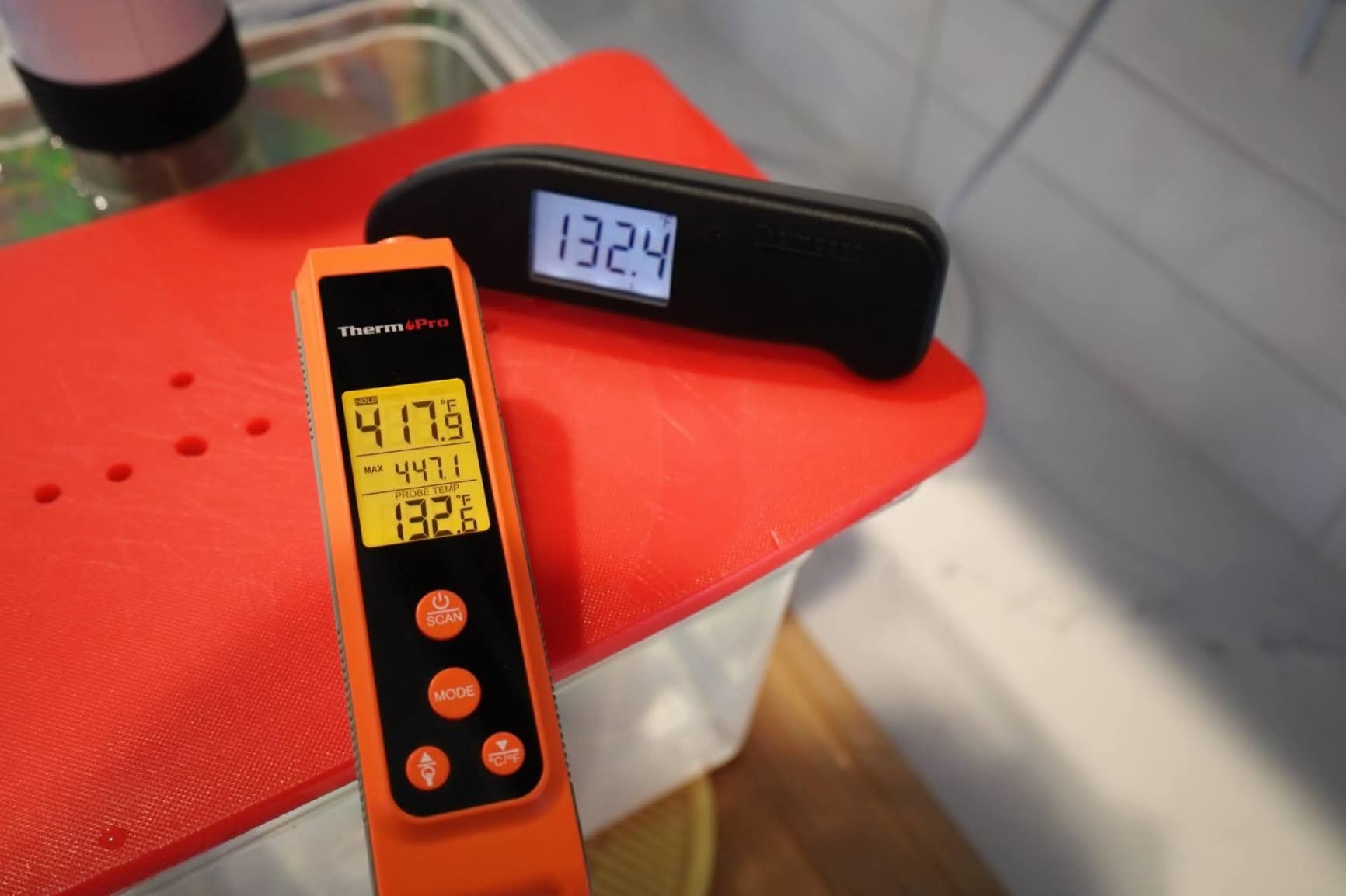 TempPro TempScan 2-in-1 Infrared Thermometer Gun with Meat Probe | Instant Read Thermometer for Grilling, Non-Contact Infrared Thermometer for Cooking Pizza Oven Griddle HVAC Pool AC Vent customer photo 2