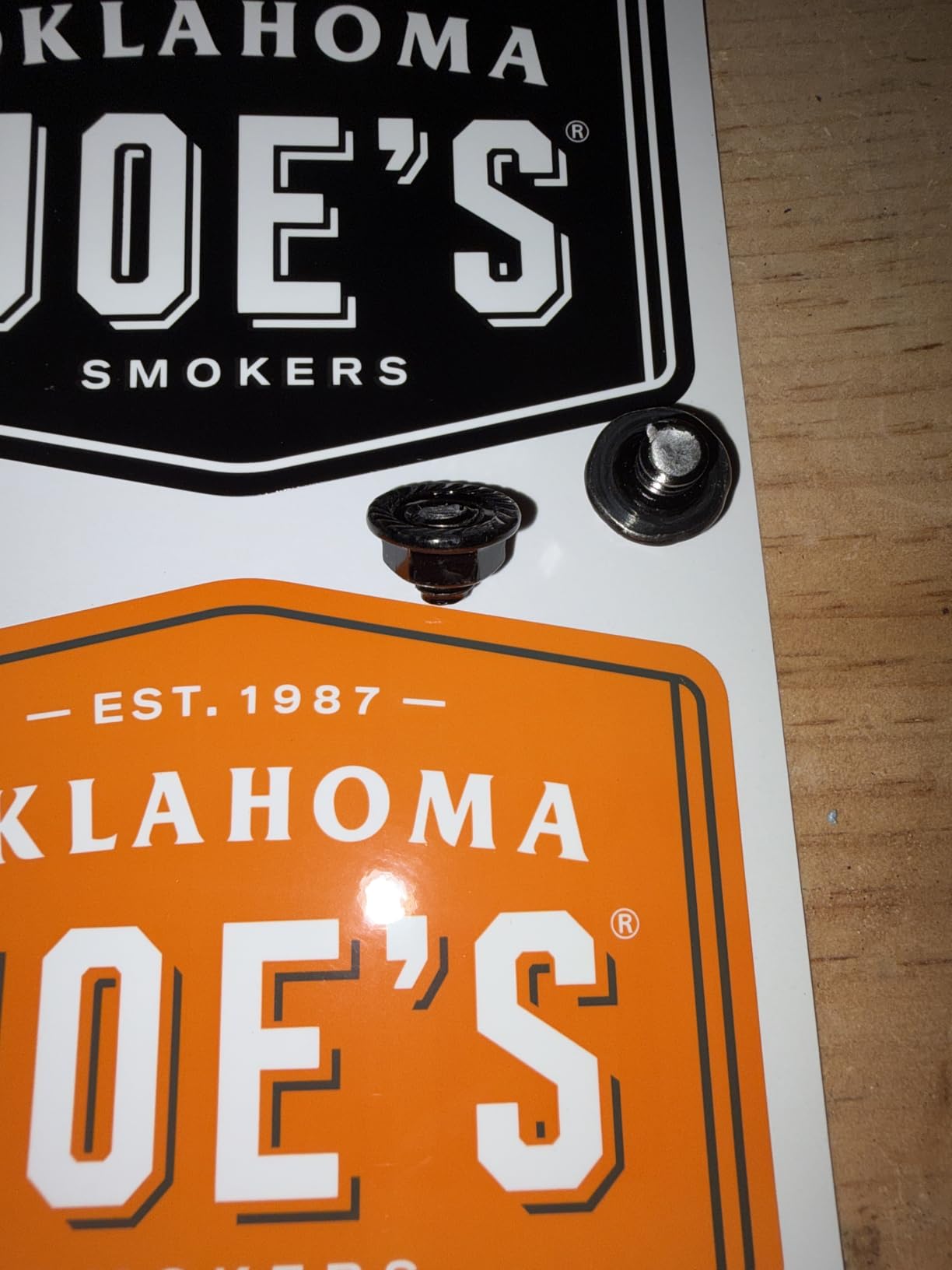 Oklahoma Joe's Blackjack 21.5 in. Heavy-Duty Kettle Charcoal Grill with 382 sq. in. Cooking Area, Black customer photo 1