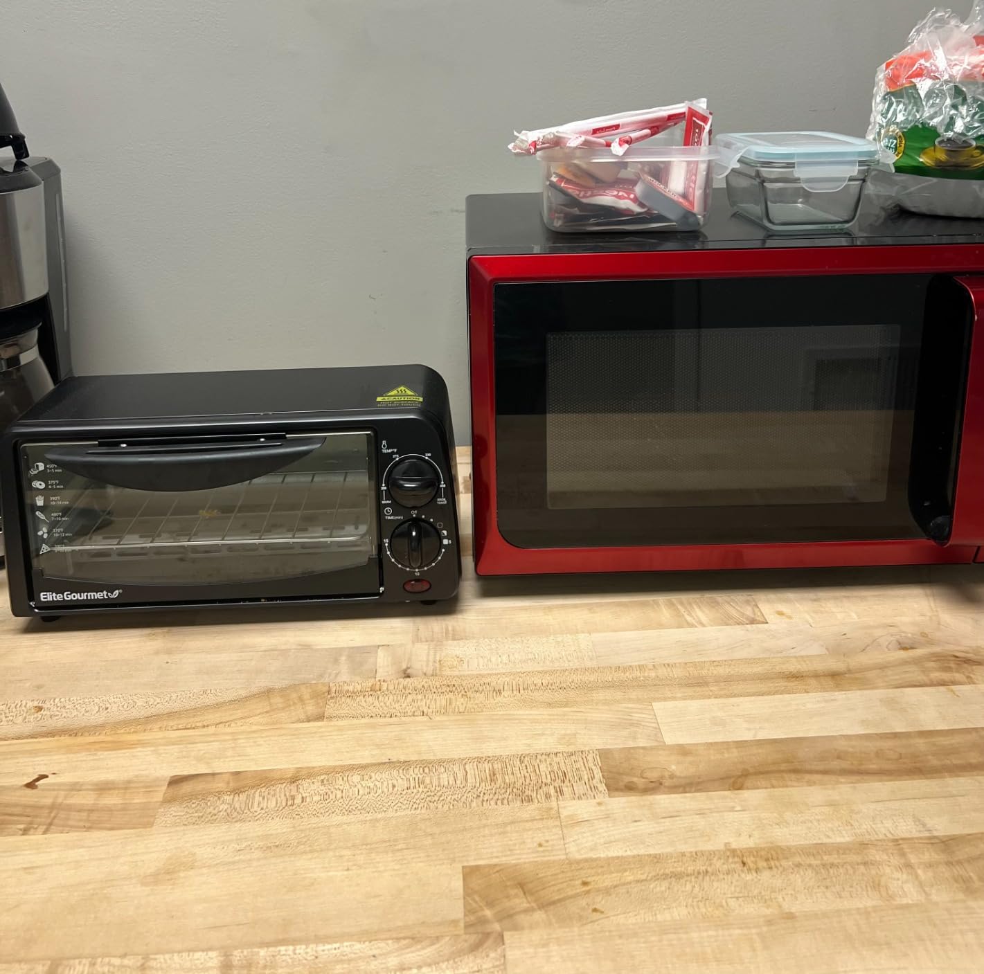 Elite Gourmet ETO236 Compact 2-Slice Toaster Oven, 15-Min Timer, Black | Bake, Broil, Toast & Adjustable Temperature, Countertop Design - fits small kitchens, dorms and RVs customer photo 1