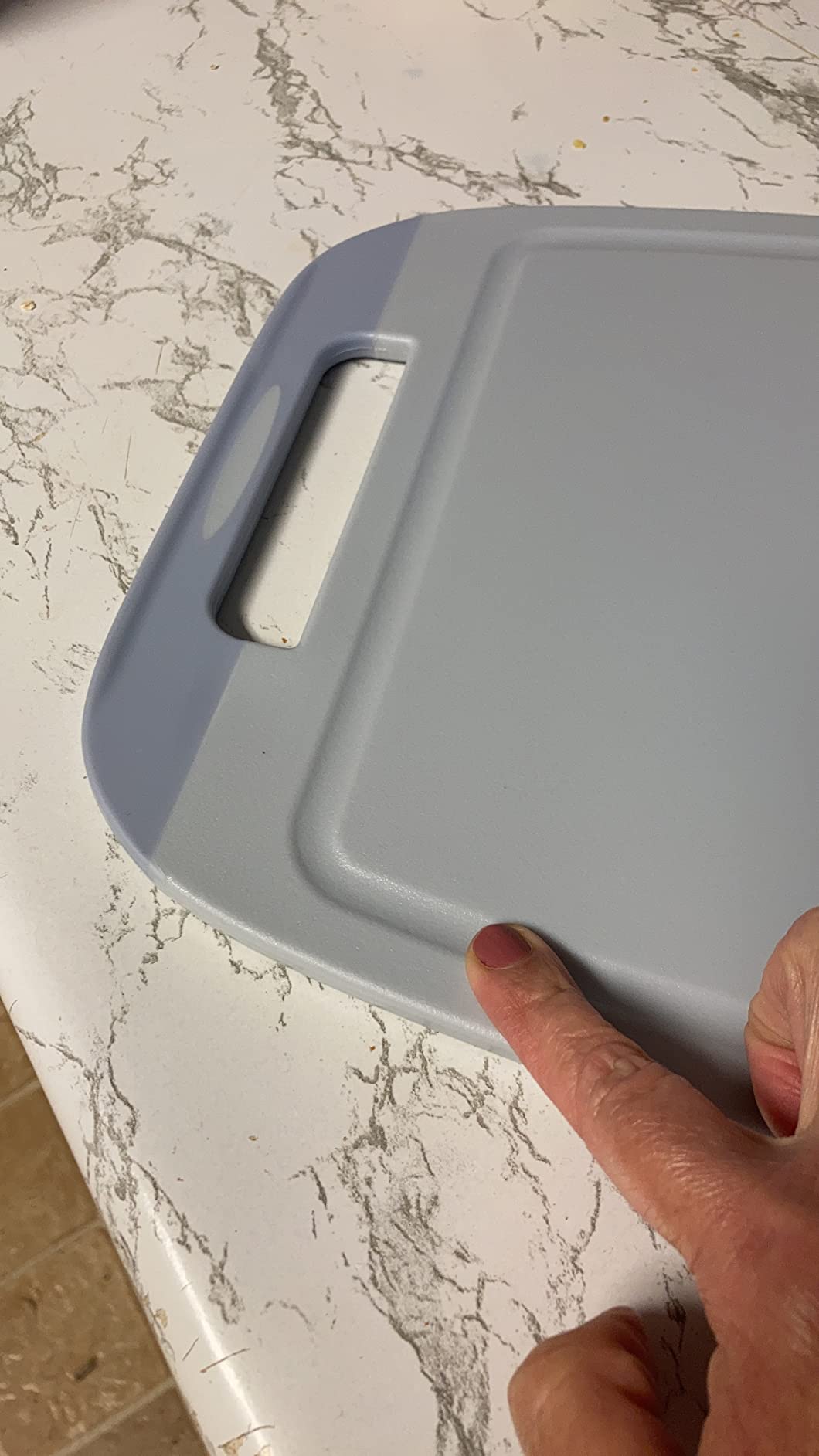 Neoflam Microban Protection Cutting Board 3 Piece Set, Stain & Odor/BPA Free, Reversable Board, Upgraded Larger Juice Groove, Non-Slip EZ Grip Handle, Dishwasher Safe, Pastel customer photo 2