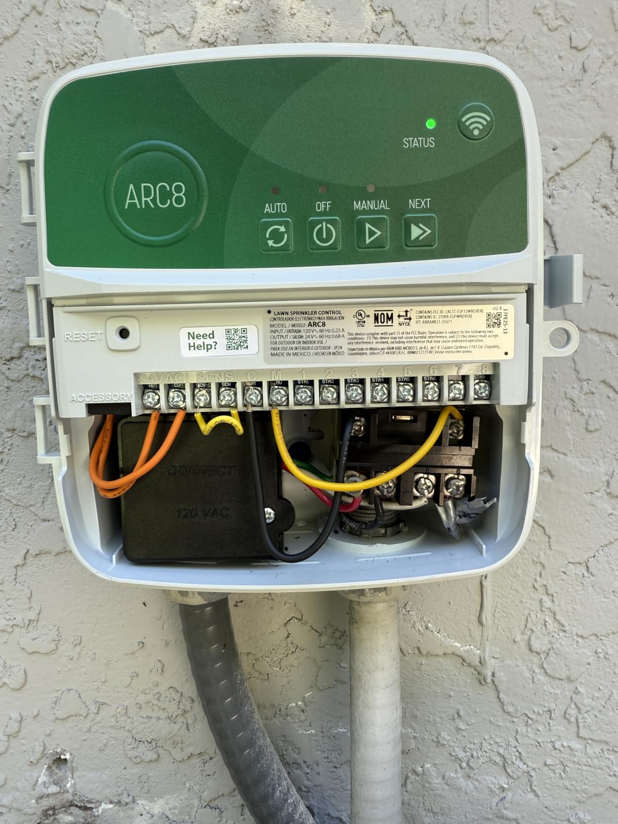 Rain Bird ARC8 App-Based Indoor/Outdoor Smart WiFi Irrigation Sprinkler Timer/Controller, 8-Zone/Station, EPA WaterSense Certified, Compatible with Alexa, Indoor/Outdoor 8-Station customer photo 1