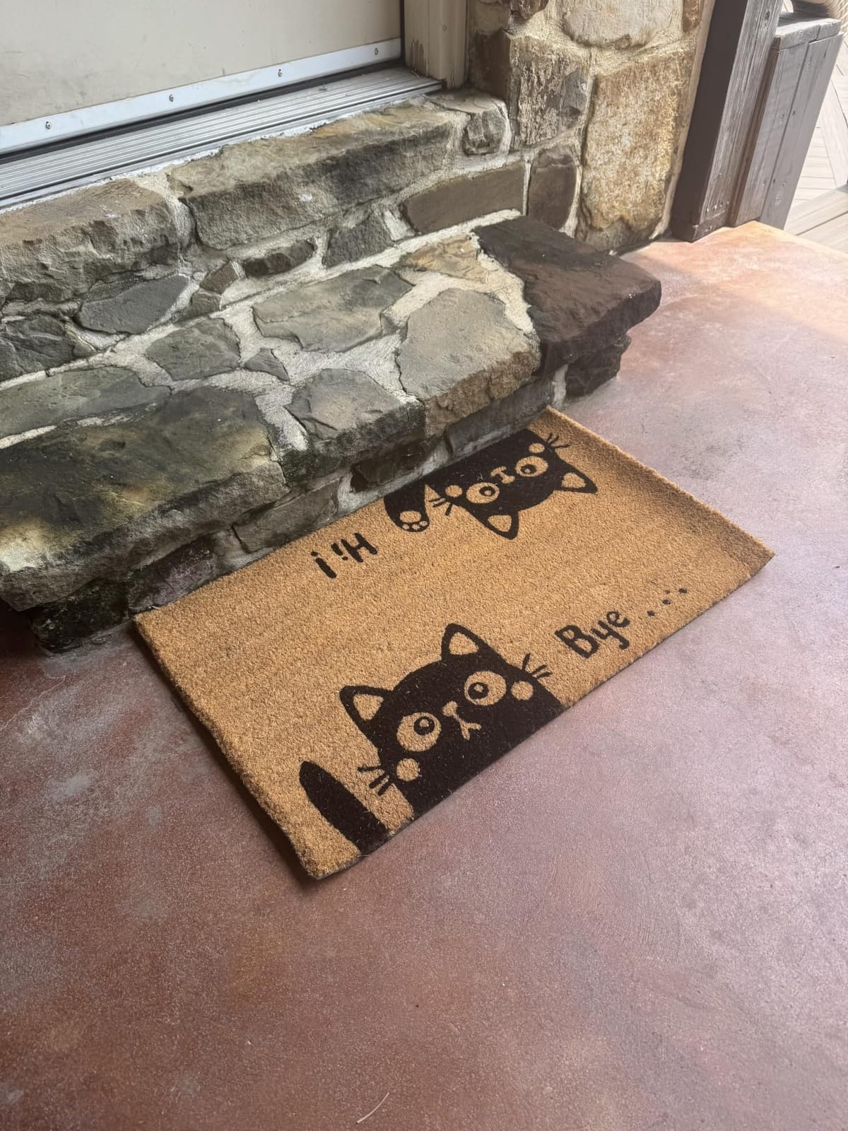 Coir Welcome Mat, Non-Slip, Colorful Birds, 17 x 29 in customer photo 1