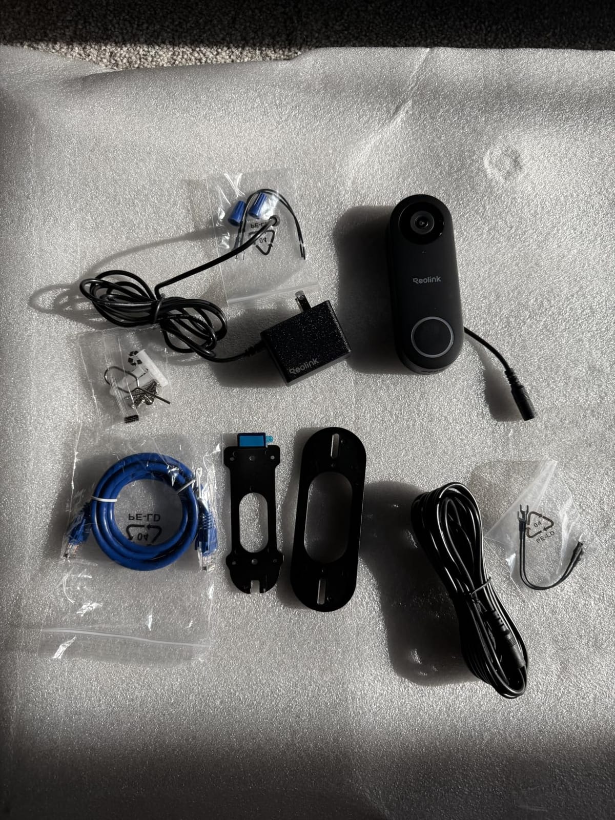 REOLINK Video Doorbell WiFi 2K Wired Camera, 4:3 Wide View Outdoor Camera customer photo 1